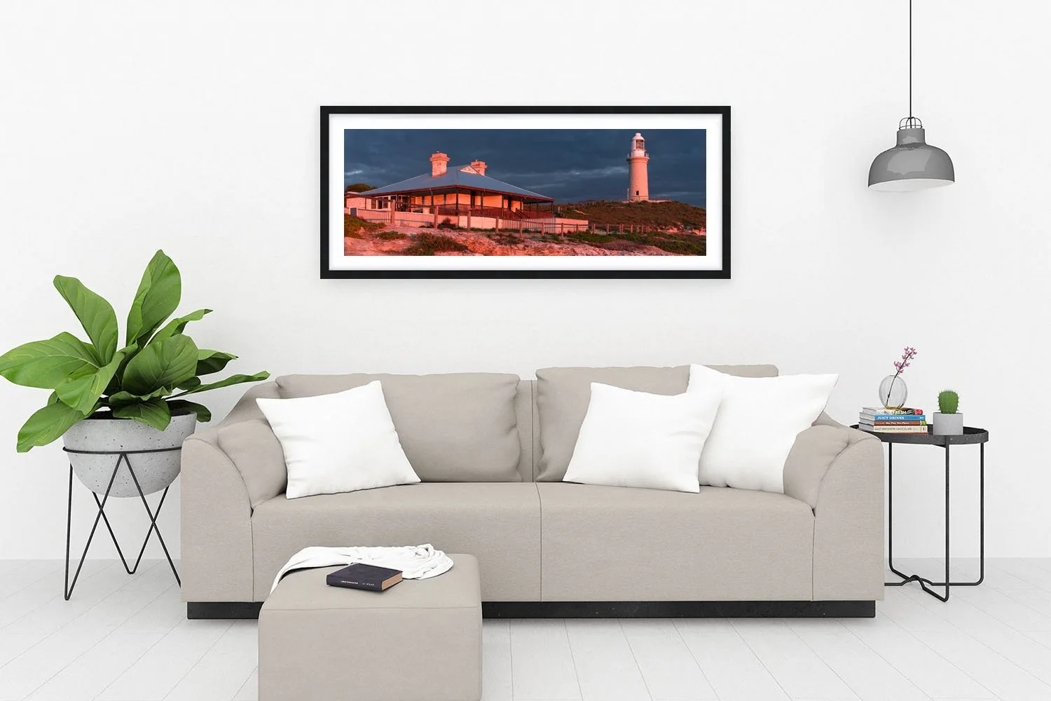 BATHURST LIGHTHOUSE - COTTAGE AT FIRST LIGHT BLACK.jpg