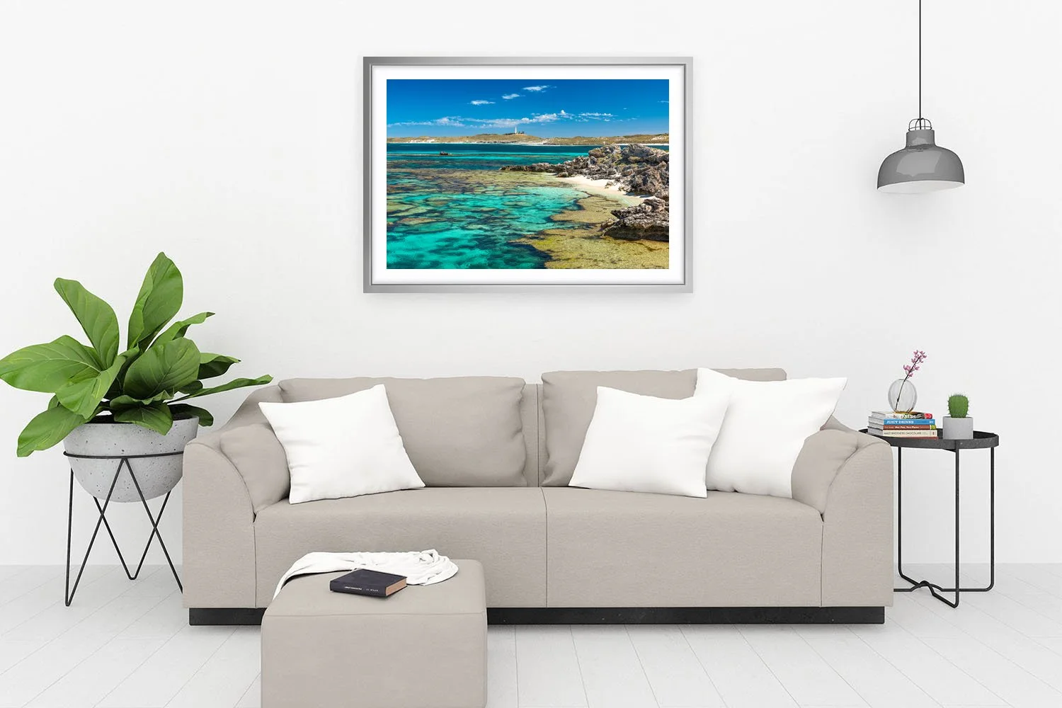 SALMON POINT - INSIDE CHICKENS - FRAMED PRINT SILVER.jpg