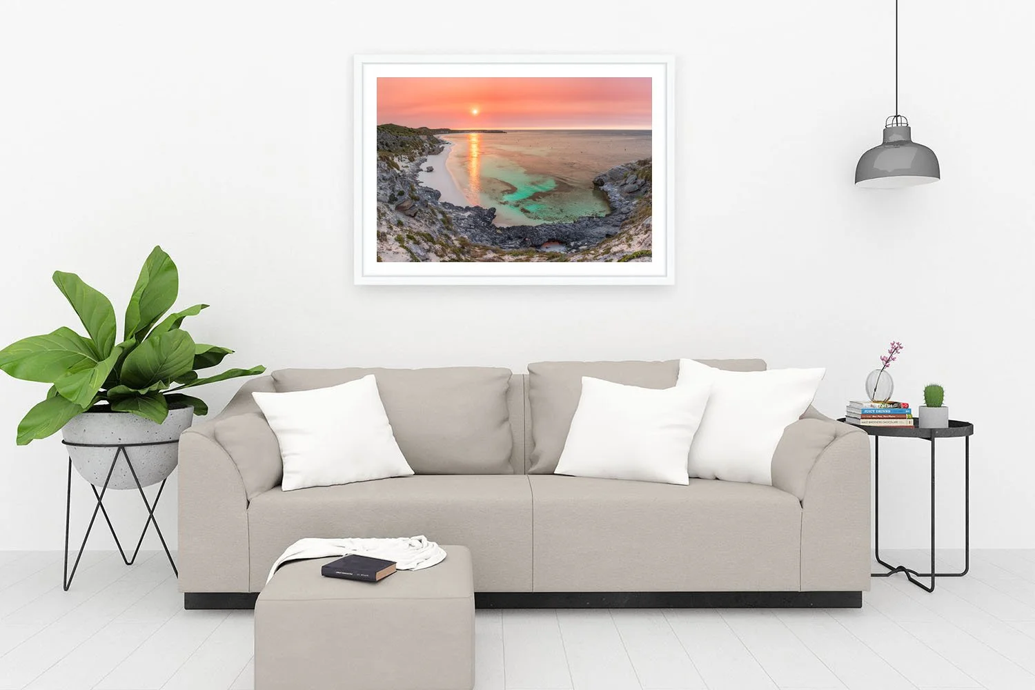MARJORIE BAY - HAZE FOR DAYS - FRAMED PRINT WHITE.jpg