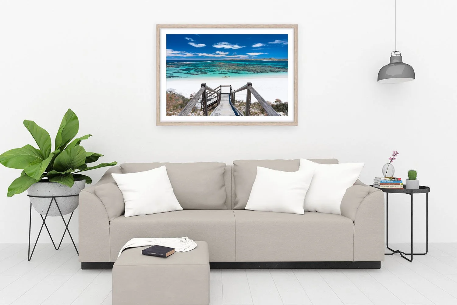 SALMON BAY - STAIRWAY TO HEAVEN - FRAMED PRINT OAK.jpg