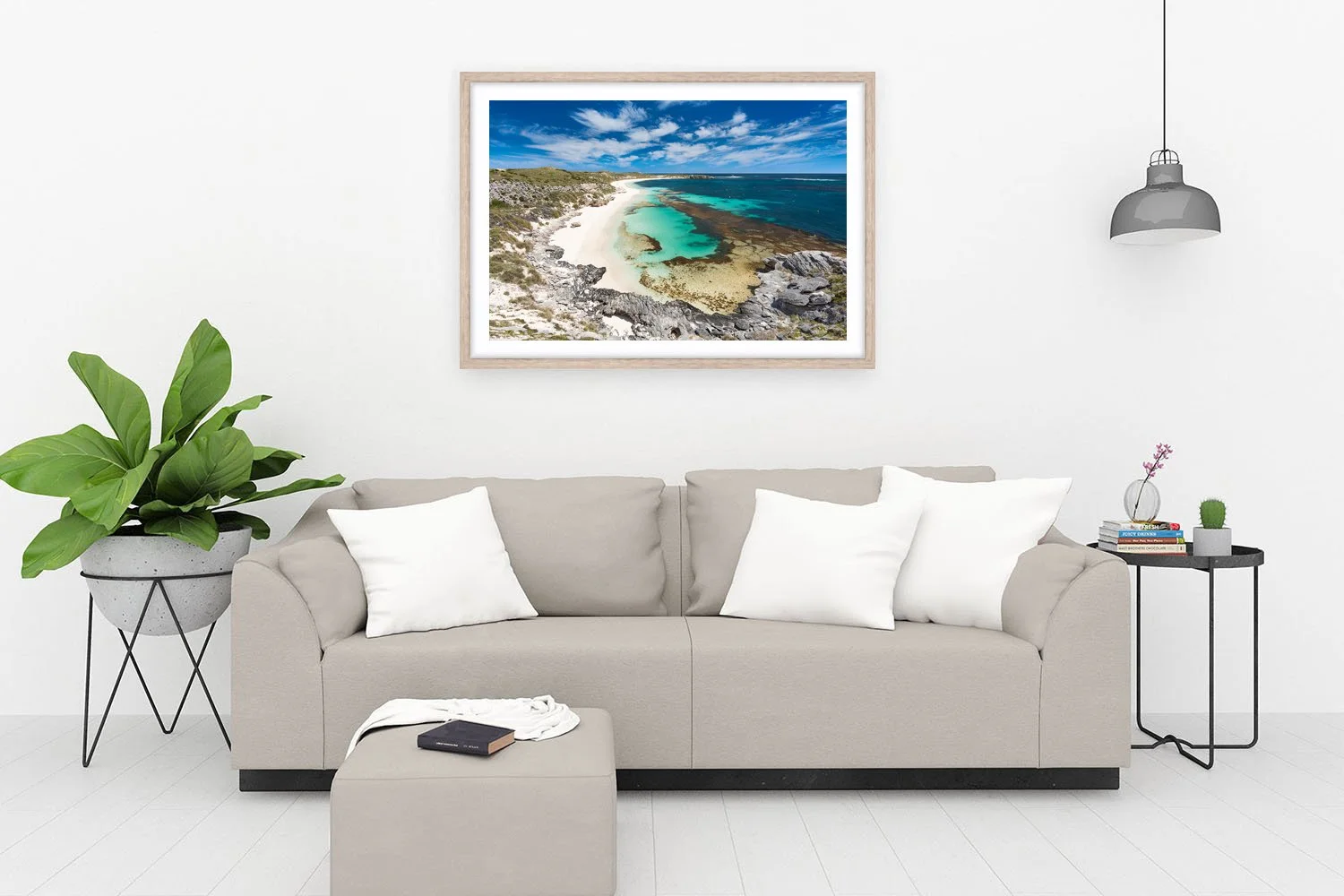 MARJORIE BAY - POSTCARD PERFECT - FRAMED PRINT OAK.jpg