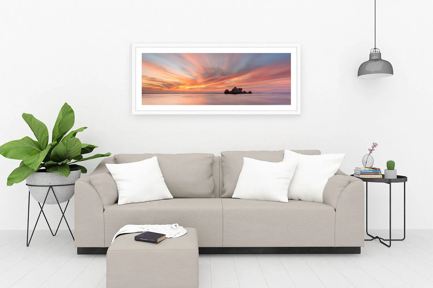 CRAYFISH ROCK - SUNSET SILHOUETTES WHITE.jpg