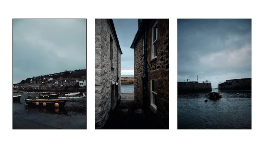 Mousehole Fishing Village in Cornwall Late Afternoon