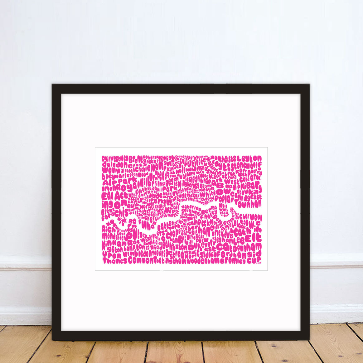 My Type of London (magenta pink)