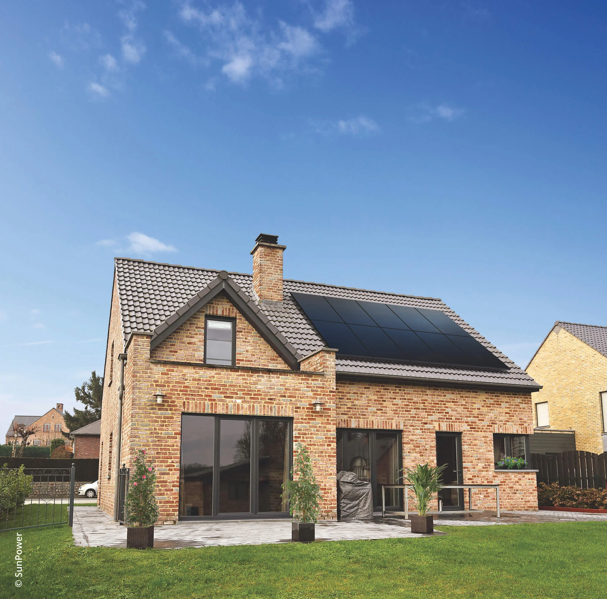 Solar PV Sunpower 10 Panel Installation