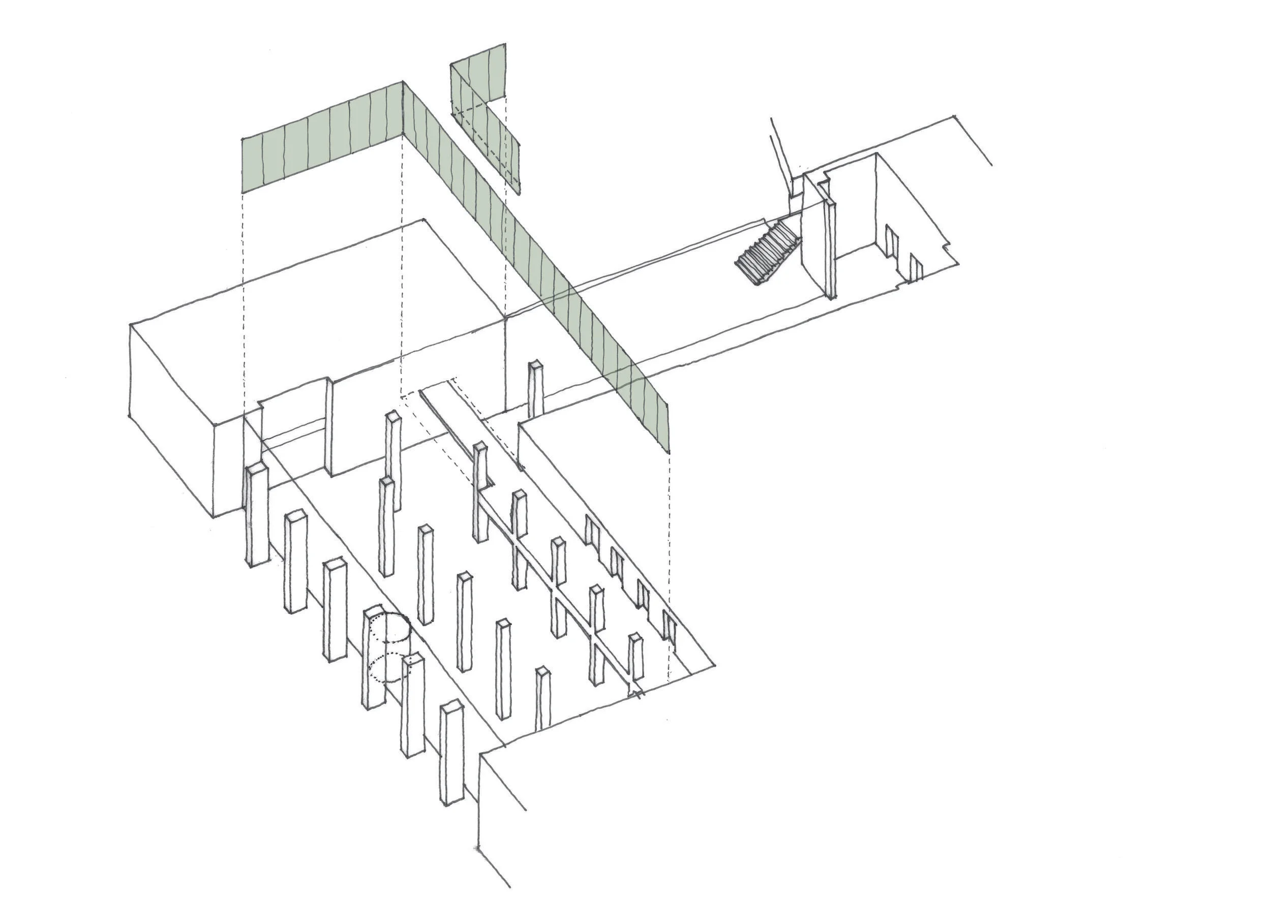  First floor metal screen 