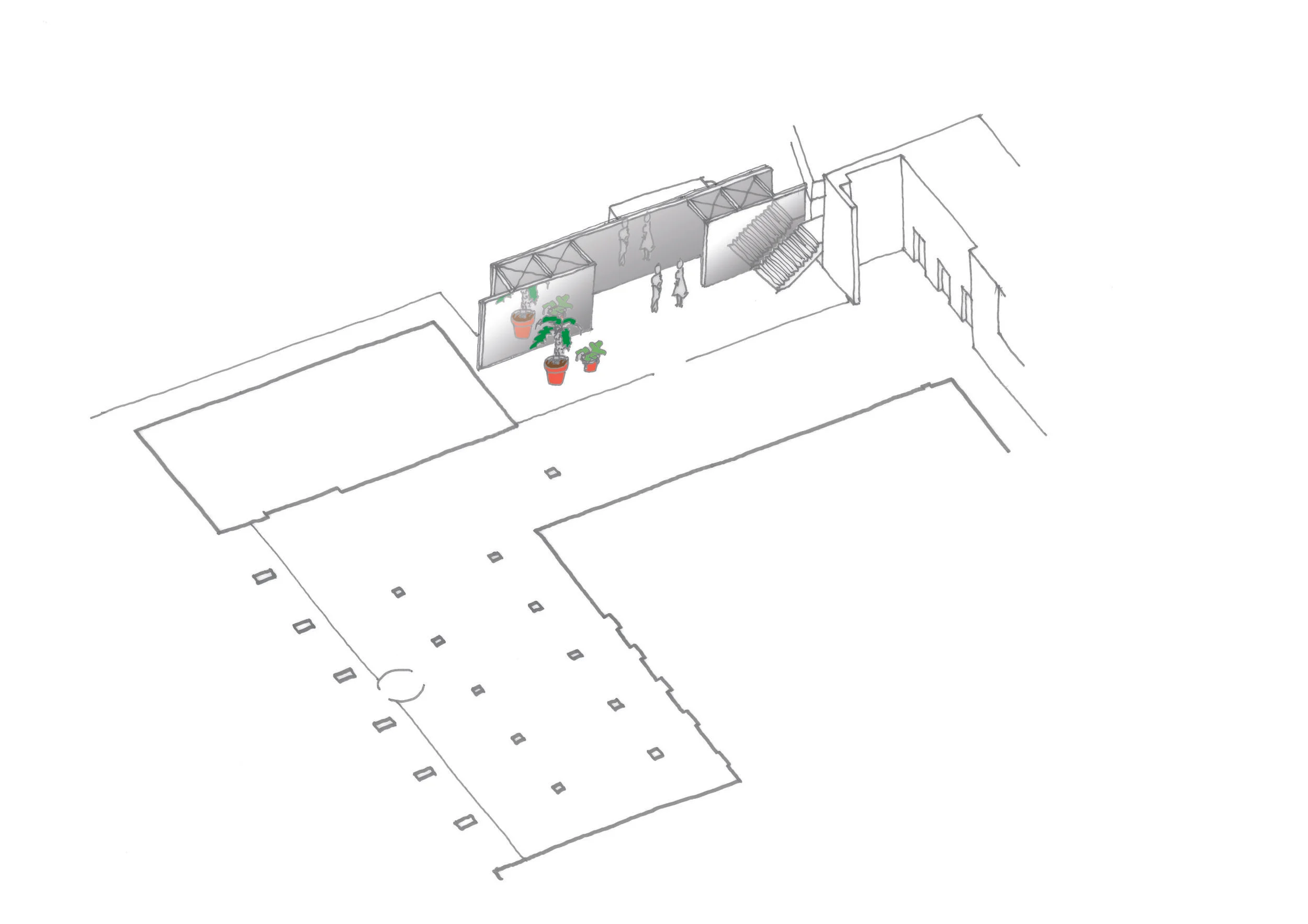  Mirror garden screen 