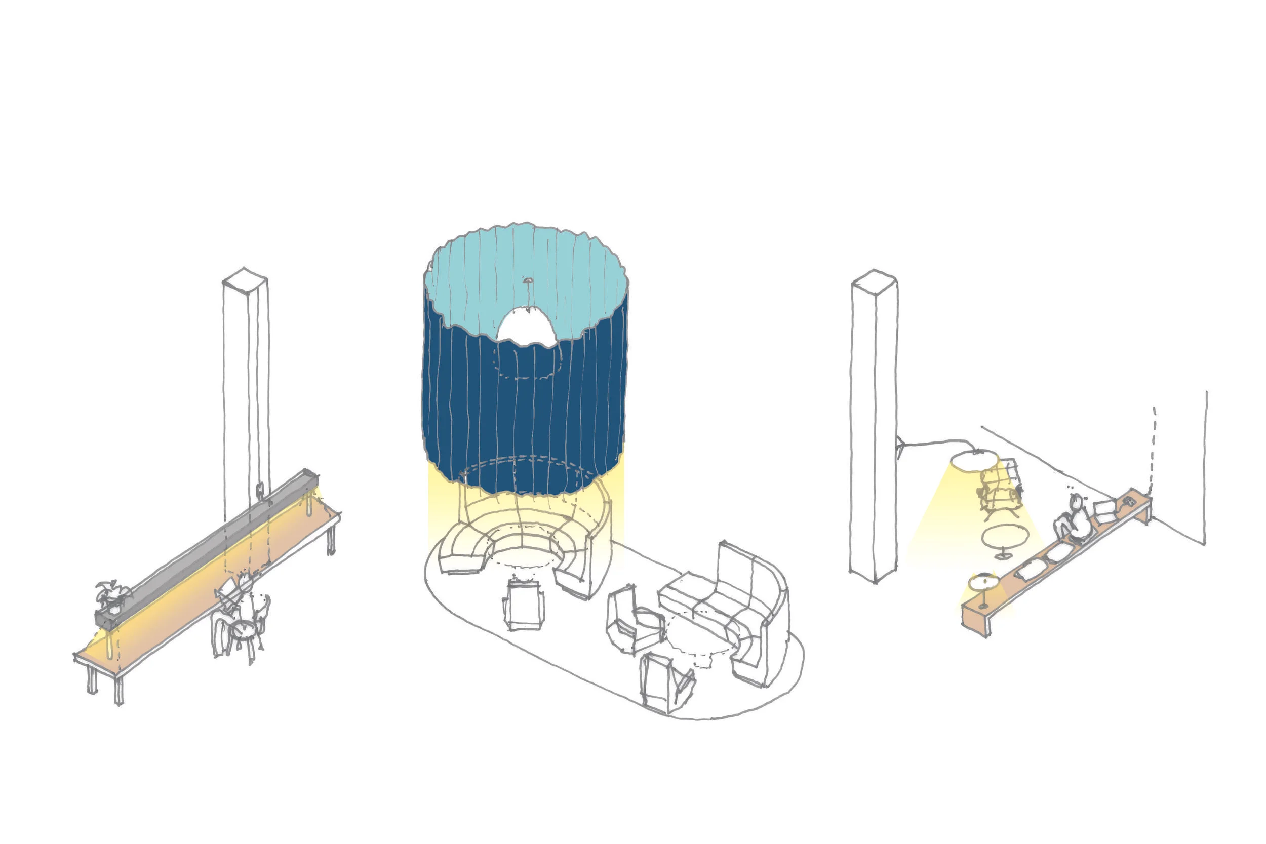  Creating different spaces 