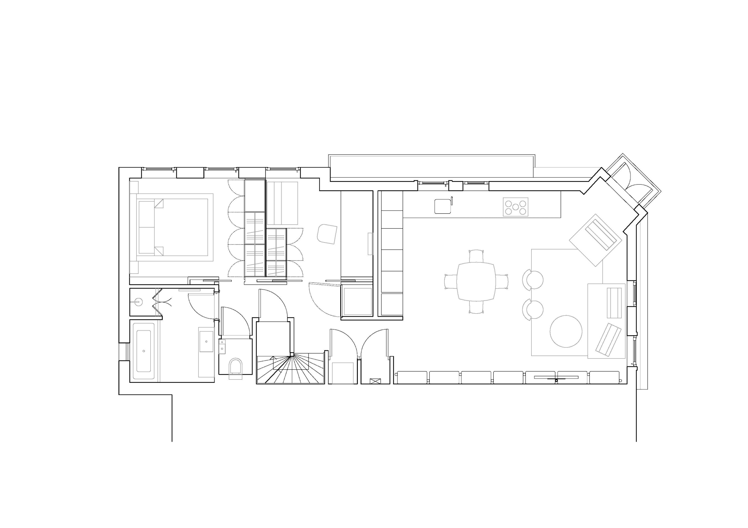  Proposed Third Floor -  daily and dinner layout 