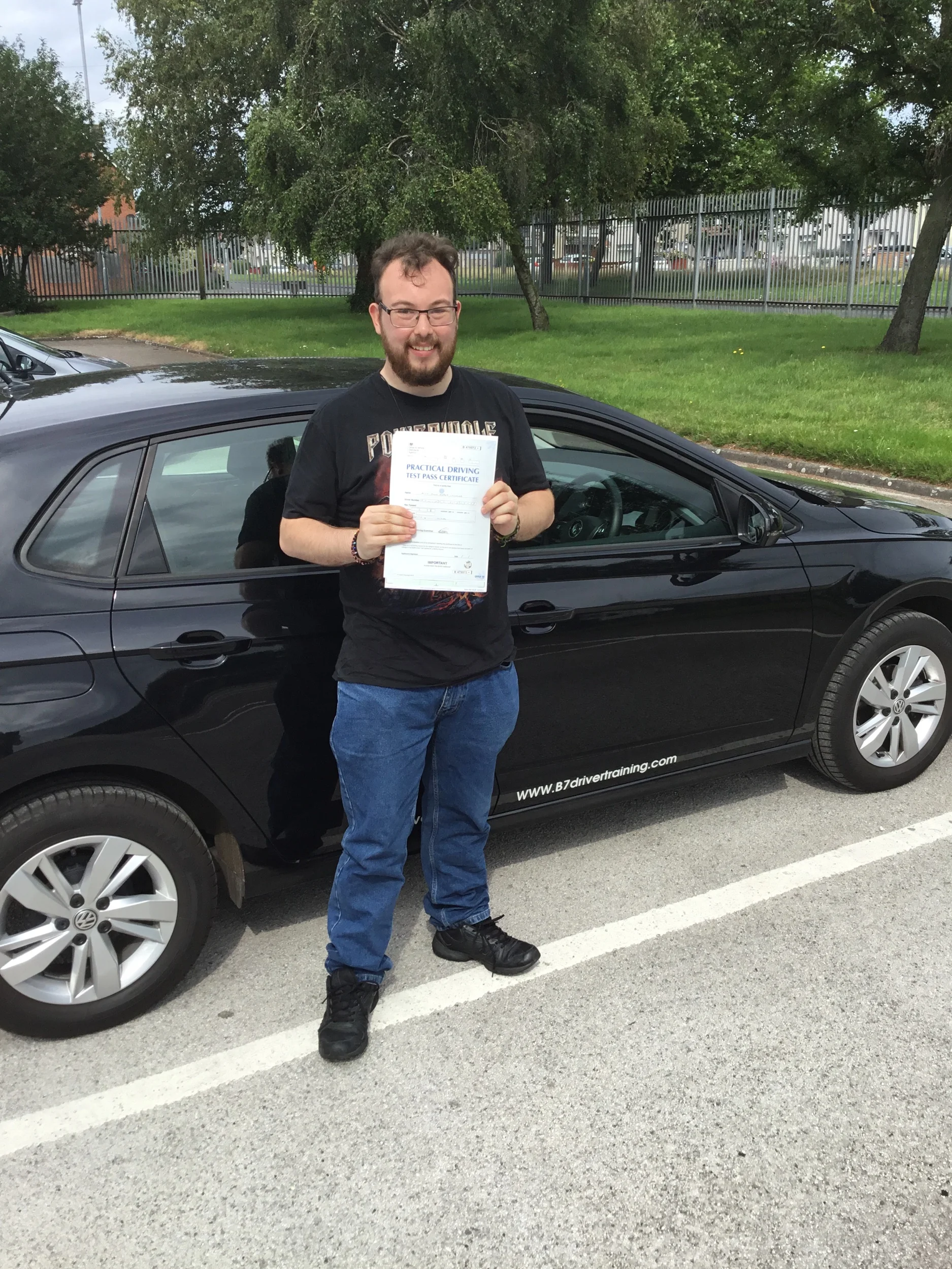 July 2019- Alan passed his driving test 1st time @Widnes DTC with 6DF