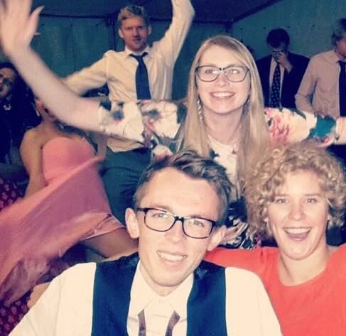 George enjoying his very social time at Oxford!