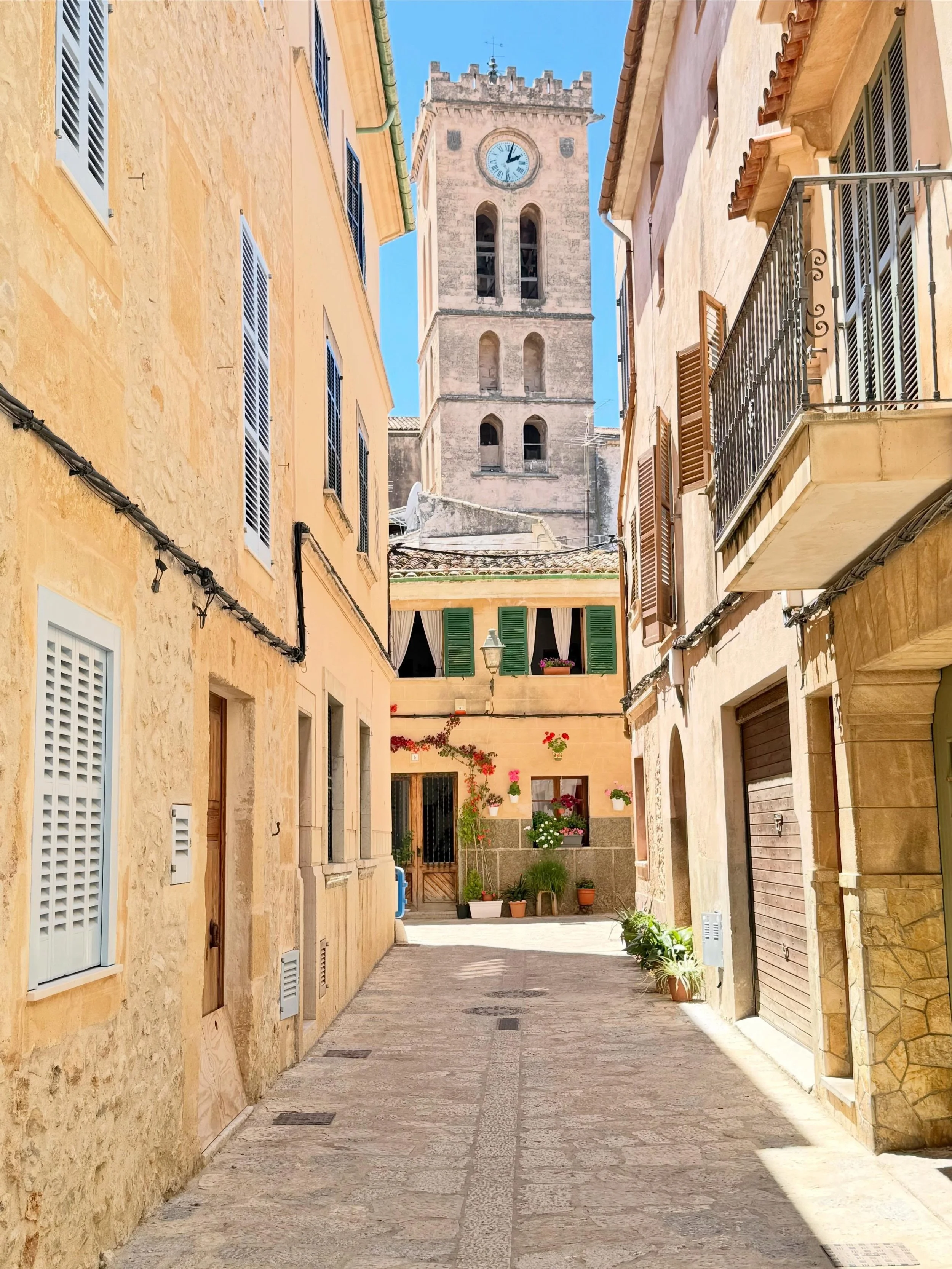 Loved this view looking towards Santa Maria de Pollenca church.