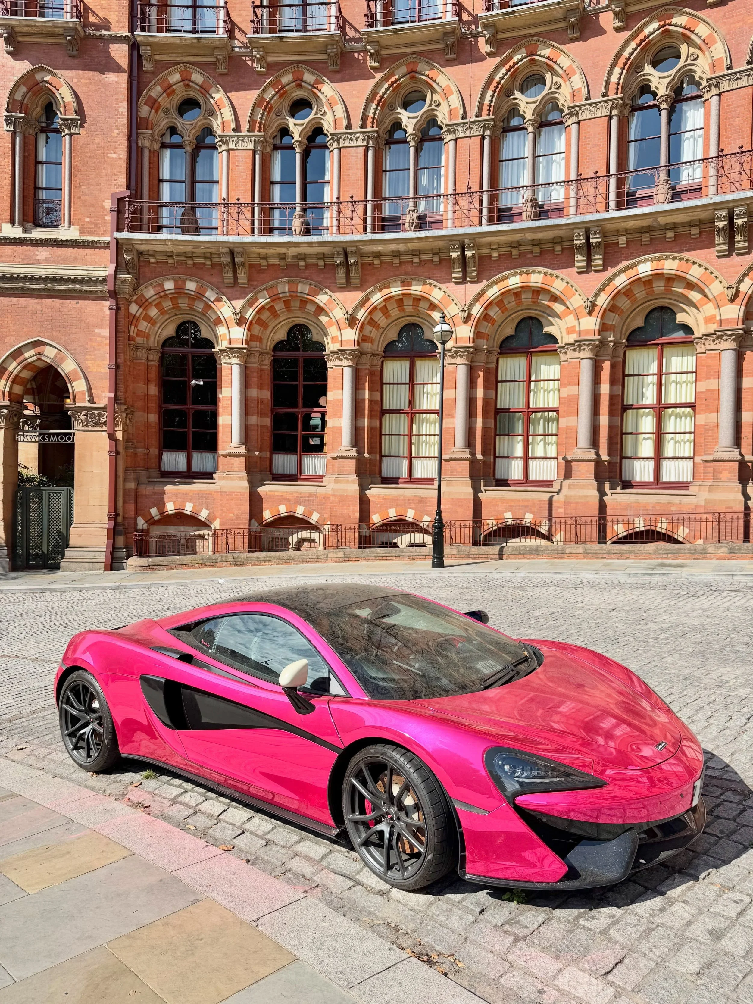 A fab trip to London today, starting here at St Pancras International Railway Station and a McClaren 540 to add some style to this Gothic building.