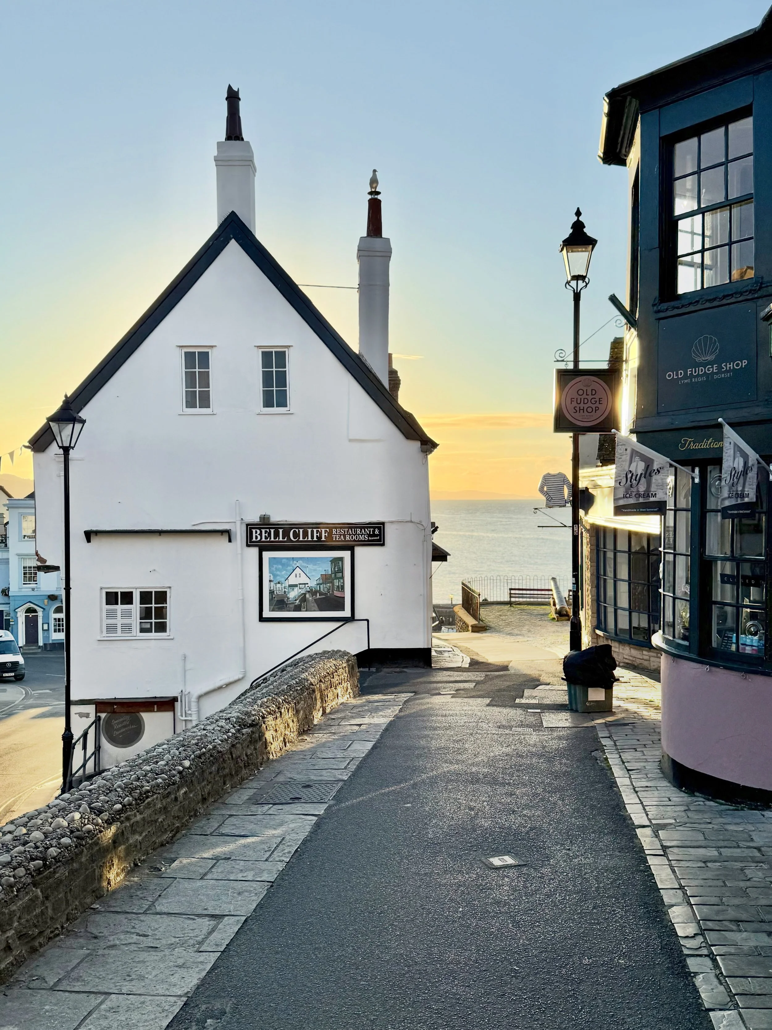 Sunrise in Lyme Regis