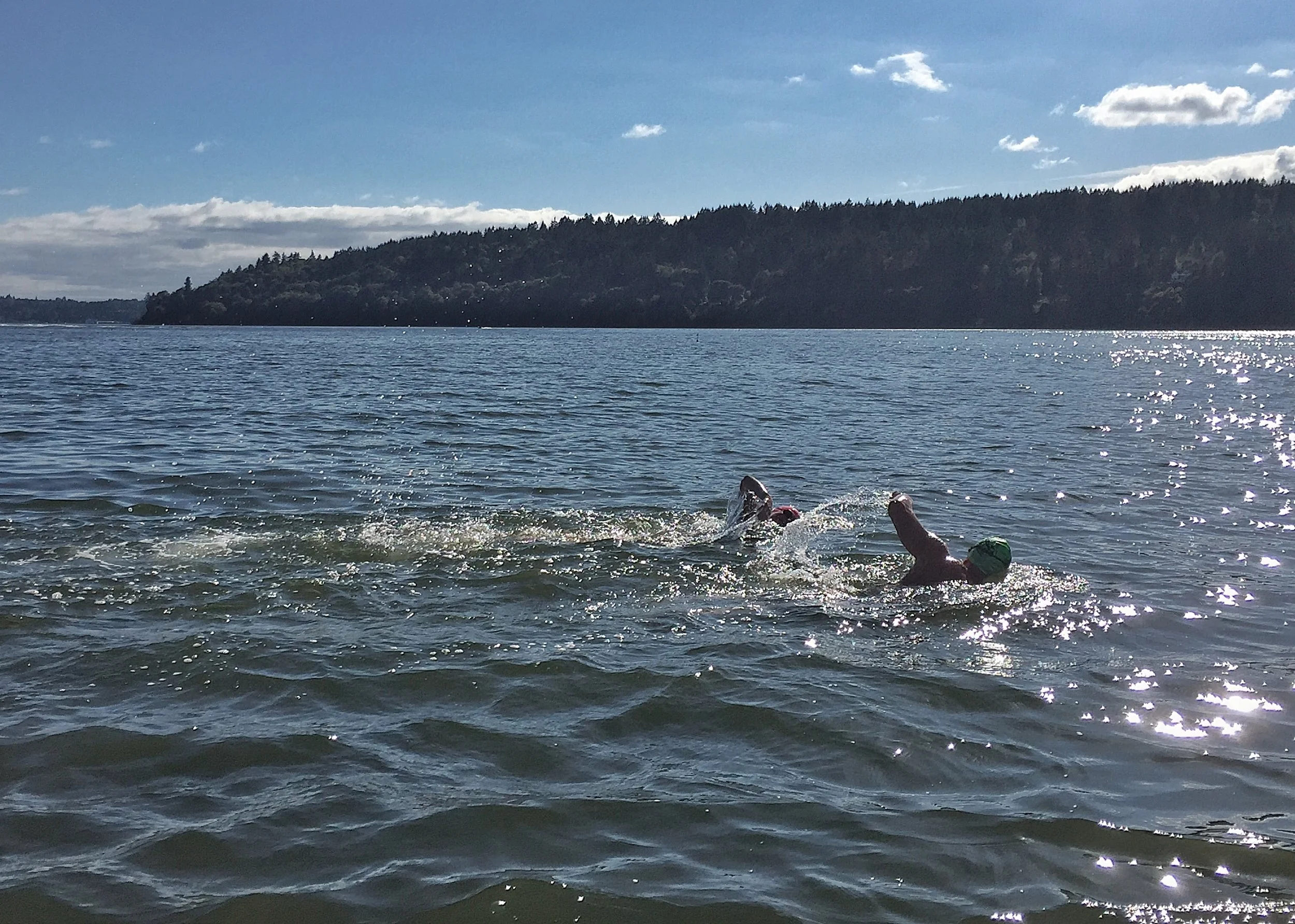  Wendy Van De Sompele rounding Maury Island - 2016 