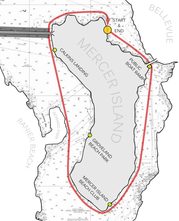 Mercer Island - Shortest Route