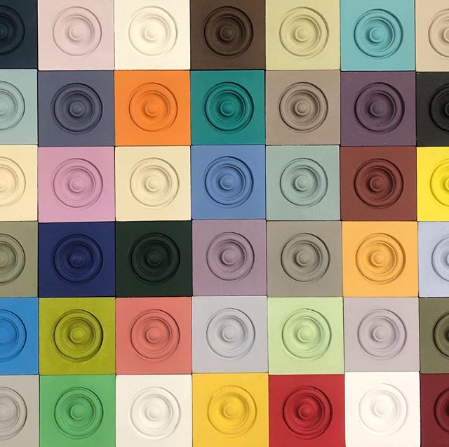A feast for the eyes, 42 unique colors of Chalk Paint® by Annie Sloan. Infinite possibilities! From vivid to neutral and everything in between, create whatever you love😍. The shelves are fully stocked and ready for your brush. Find them all @project1rva- Richmond Home of Chalk Paint® 🎨 #chalkpaintbyanniesloan #diy #custompainting #interiordesign #shoprva #rva