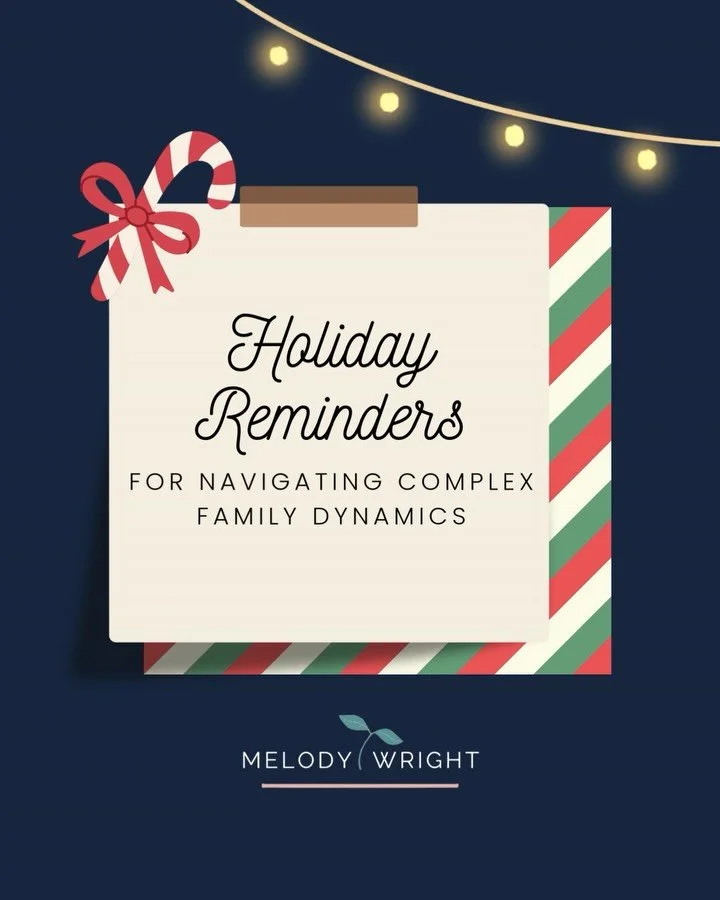 If being around family feels draining, tense, or emotionally layered, your body is responding to something you may not be aware of.

The holidays can activate old patterns: the parts of you that had to stay quiet, manage emotions, keep the peace, or 