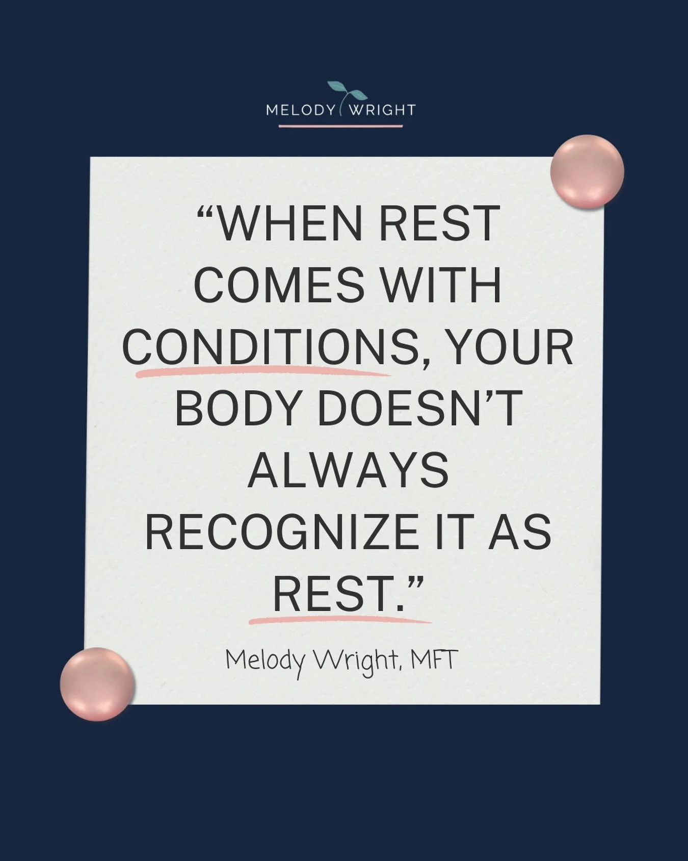 I&rsquo;ve noticed that as a society, we have a mindset that rest has to be earned&hellip;

We seem to have this internal voice telling us, &ldquo;I can rest, but only because I finished my to-do list,&rdquo; or &ldquo;I&rsquo;ll take a break, but I 