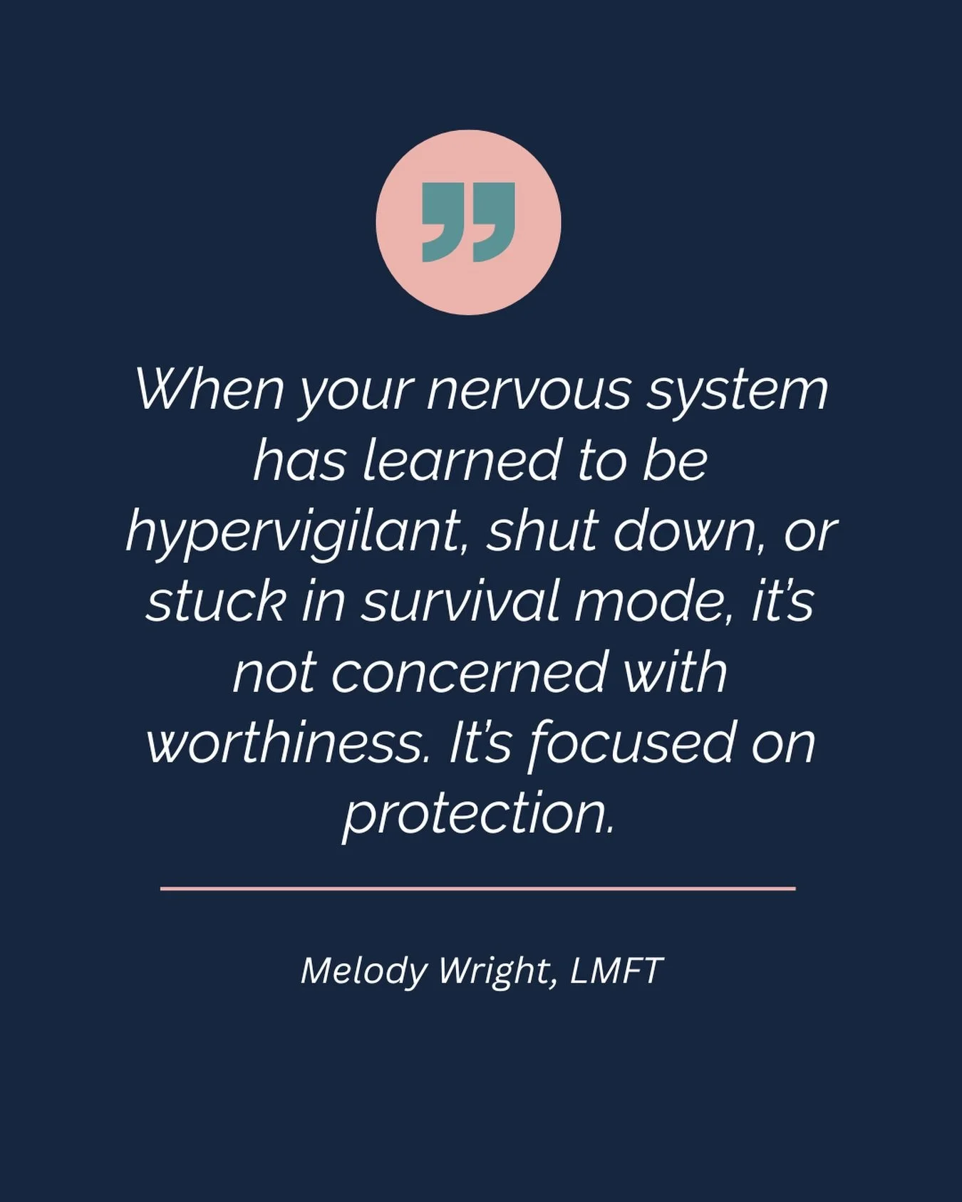 I know how unsettling it can feel when believing you&rsquo;re worthy doesn&rsquo;t come easily.

When your body has learned to stay in survival mode, it&rsquo;s not focused on helping you feel confident or calm, it&rsquo;s focused on getting you thro