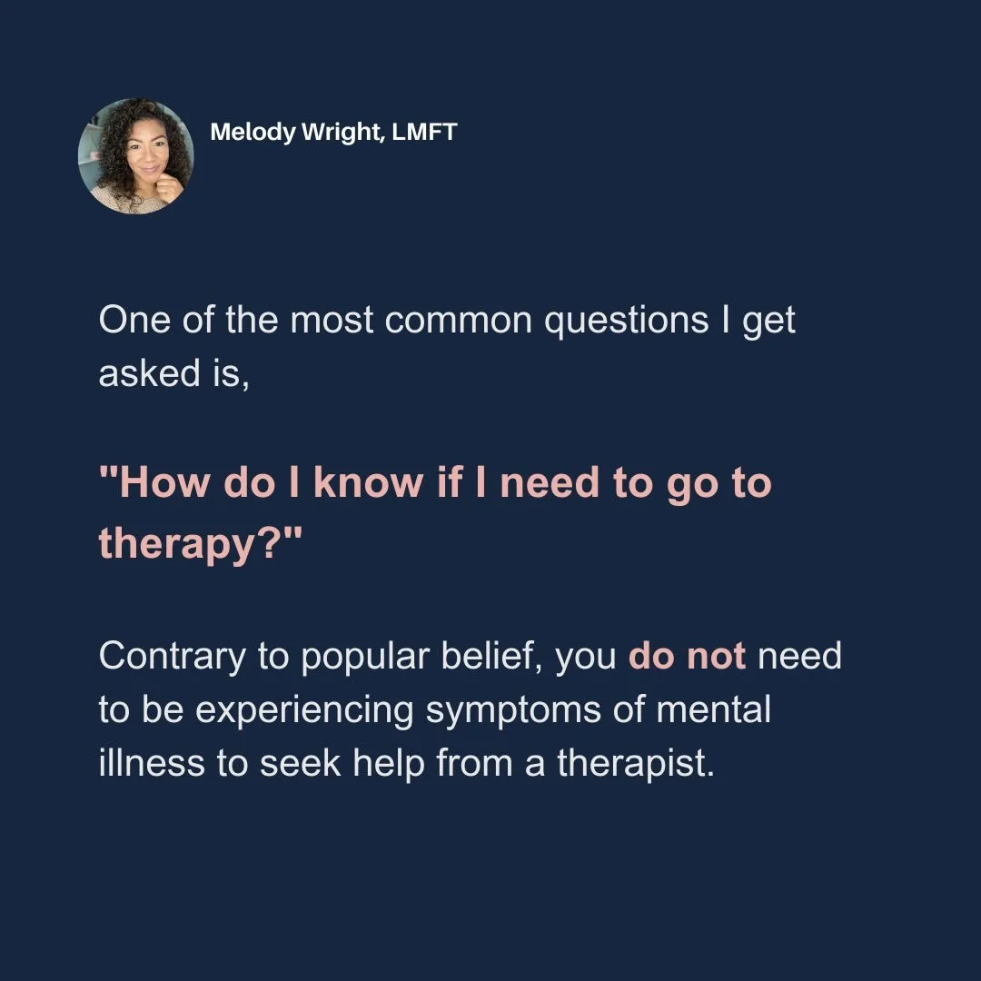 I hear this question all the time, &lsquo;How do I know if I should go to therapy?&rsquo;

If you&rsquo;ve ever asked yourself this, you&rsquo;re not alone.

Maybe you feel overwhelmed by anxiety or depression but tell yourself, &ldquo;It&rsquo;s not