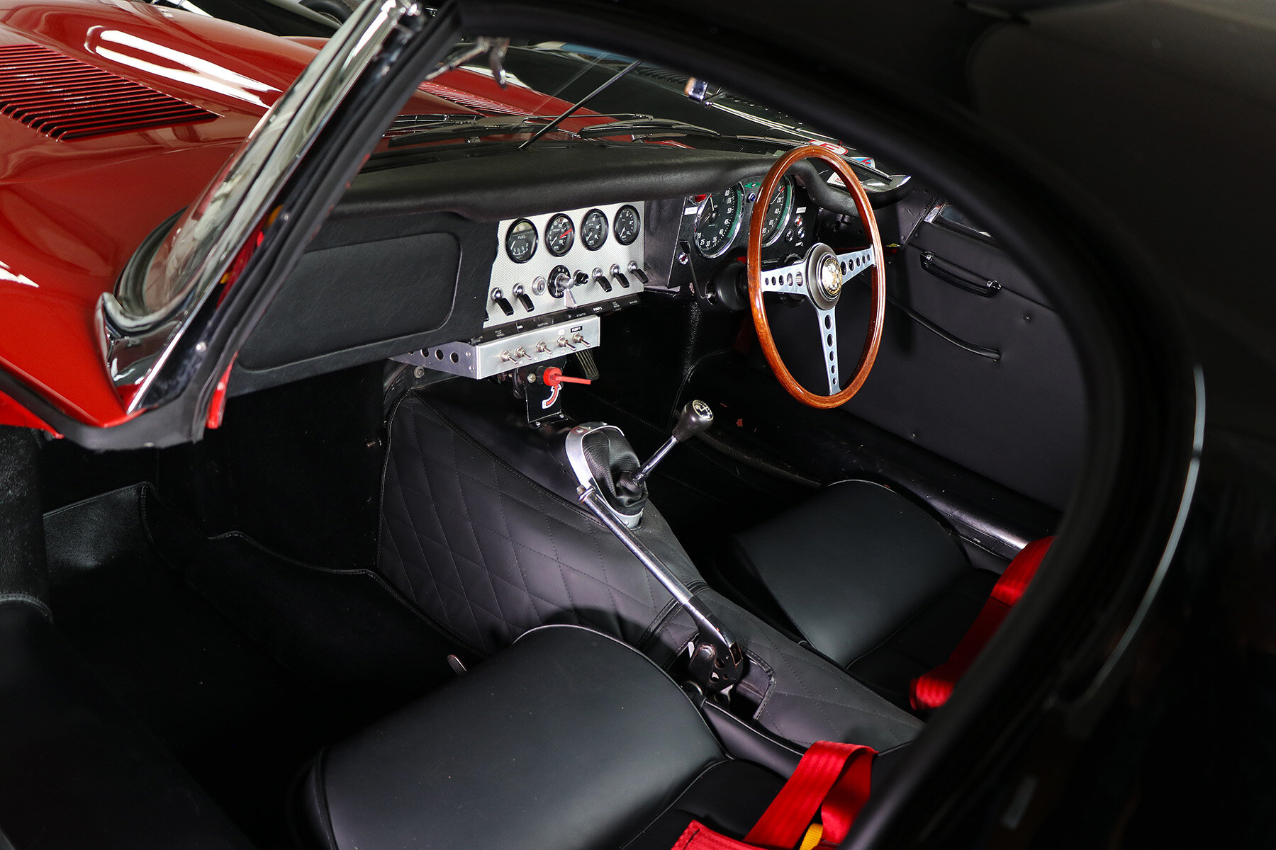 1963 Red S1 Jaguar E Type Interior Sayer Selection 3 web.jpg