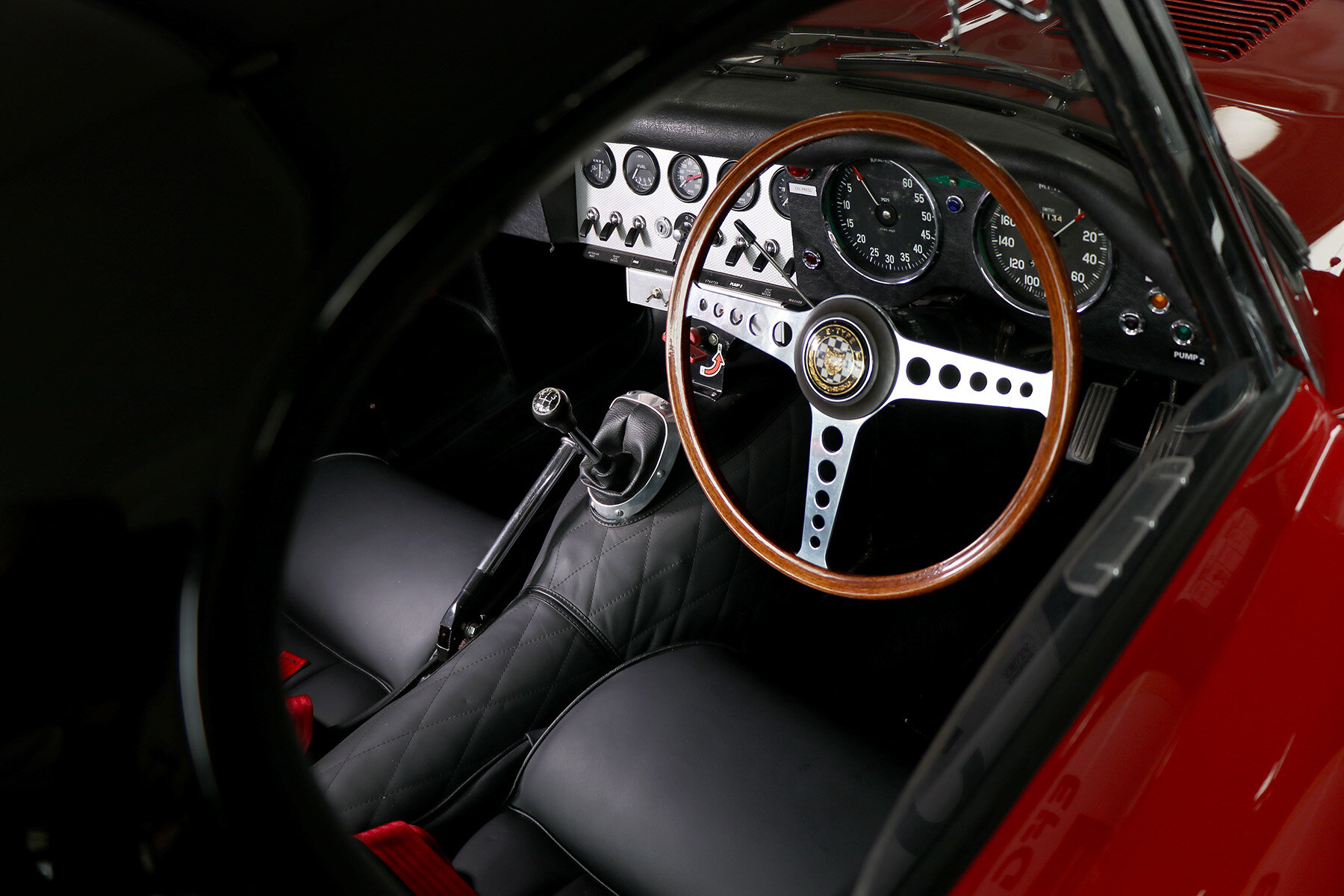 1963 Red S1 Jaguar E Type Interior Sayer Selection web.jpg
