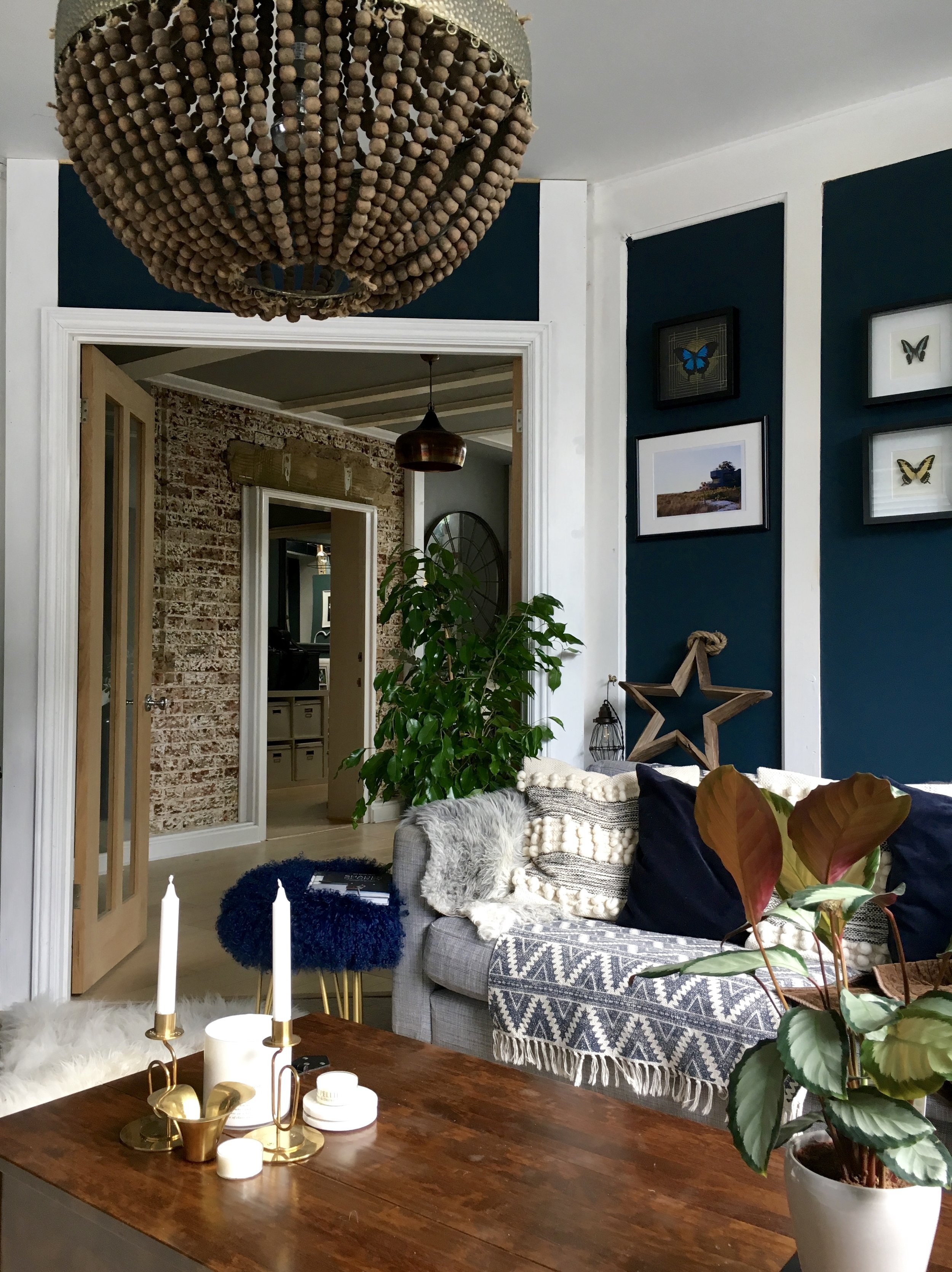 Dark blue walls....... What's not to love! — HORNSBY STYLE