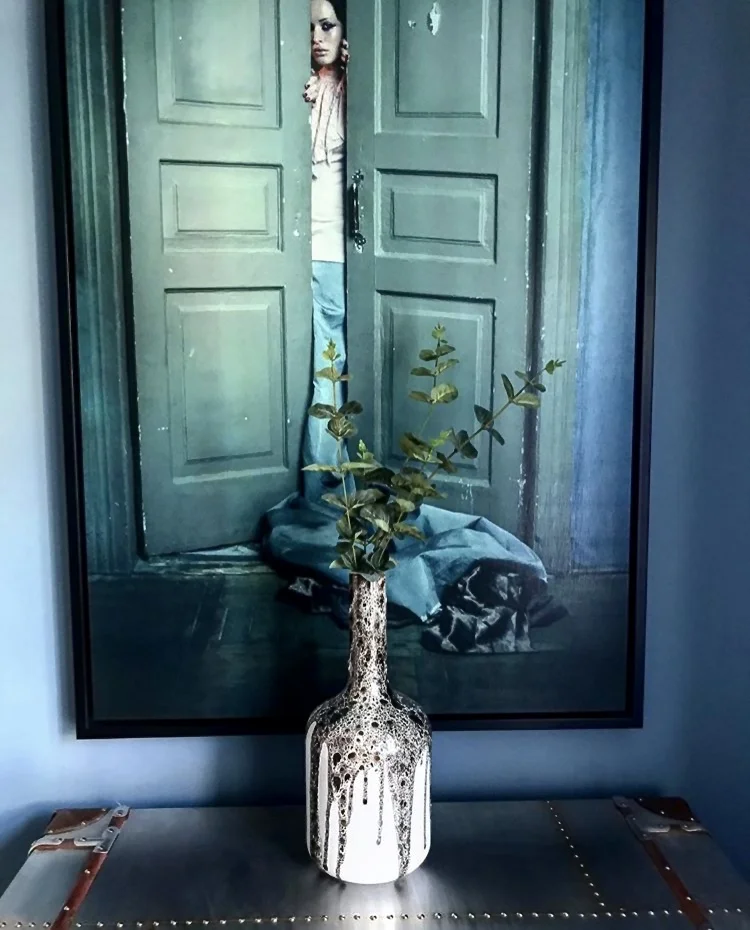 Just one of the beautiful prints in Beth's home...... 'Lady Behind Doors' - coachhouse.com