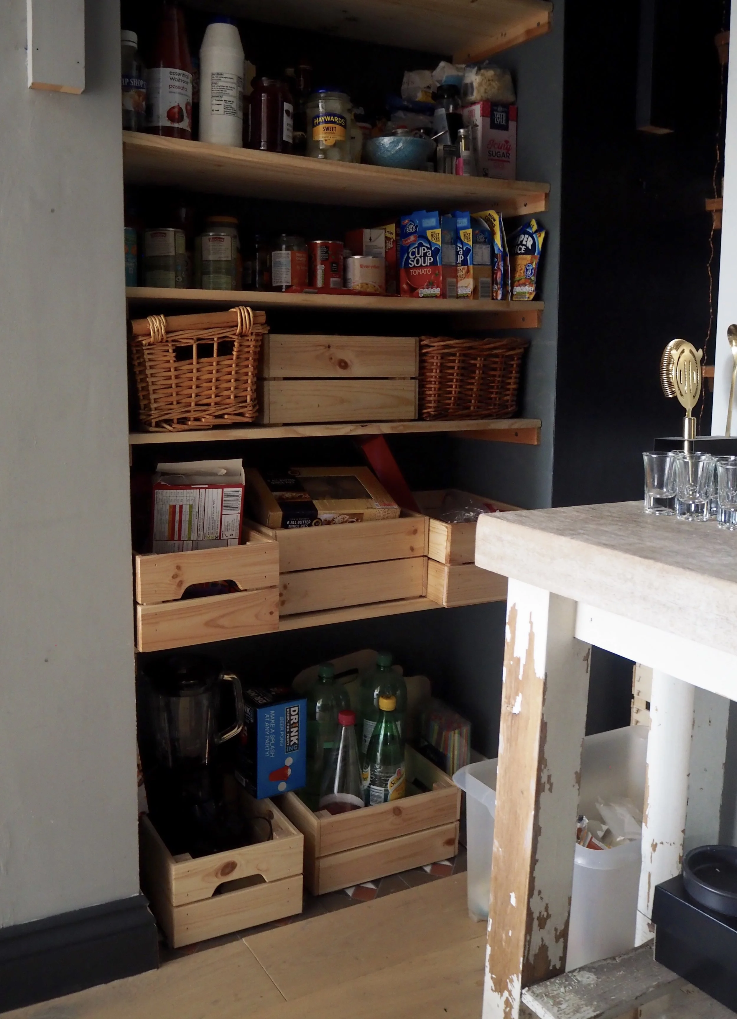 ahhhh 'Beer Pong' a larder cupboard essential it would seem......