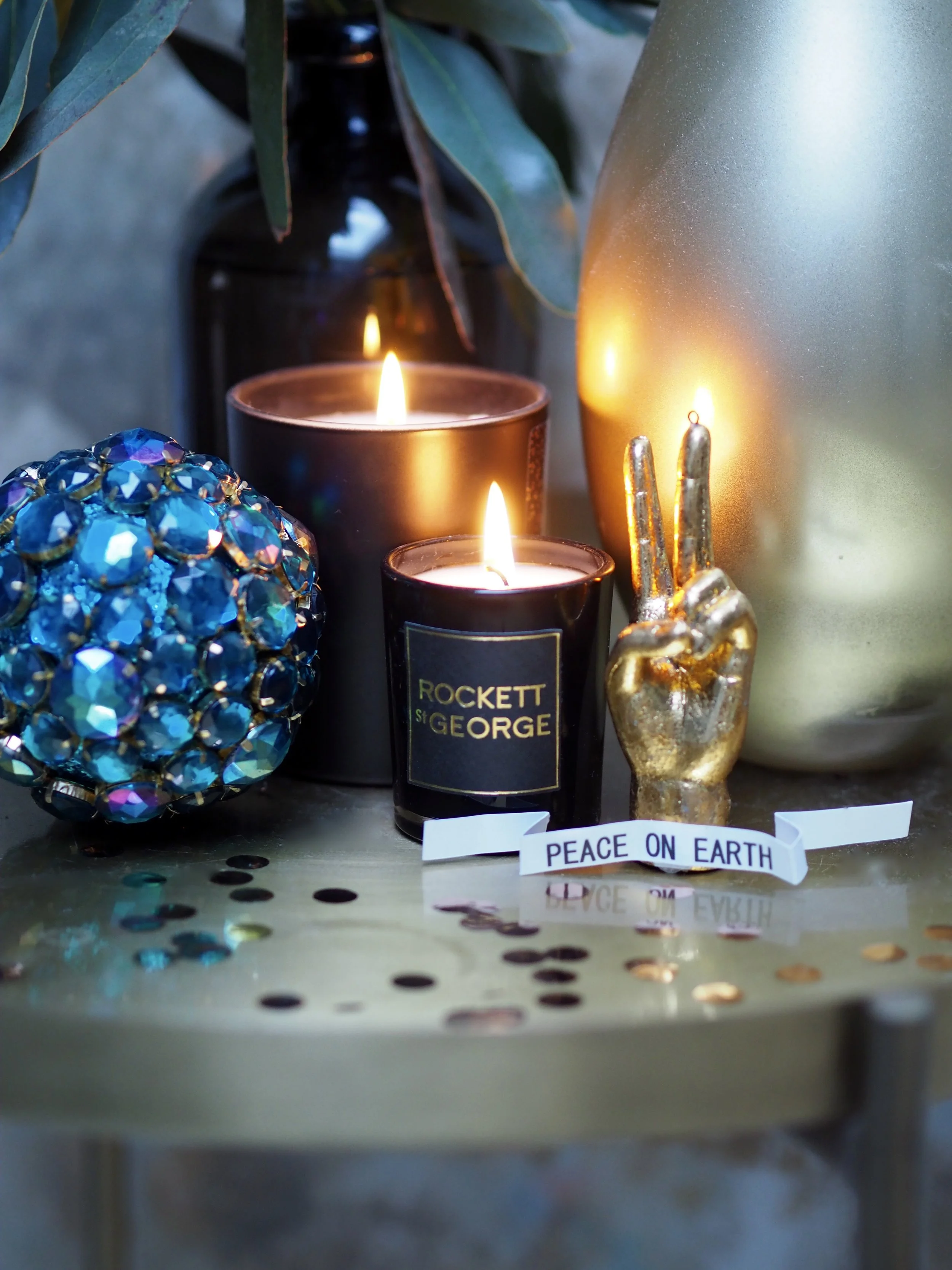 The colours on this jewel bauble are absolutely gorgeous…… Large Aqua Jewel Bauble Hanging Decoration