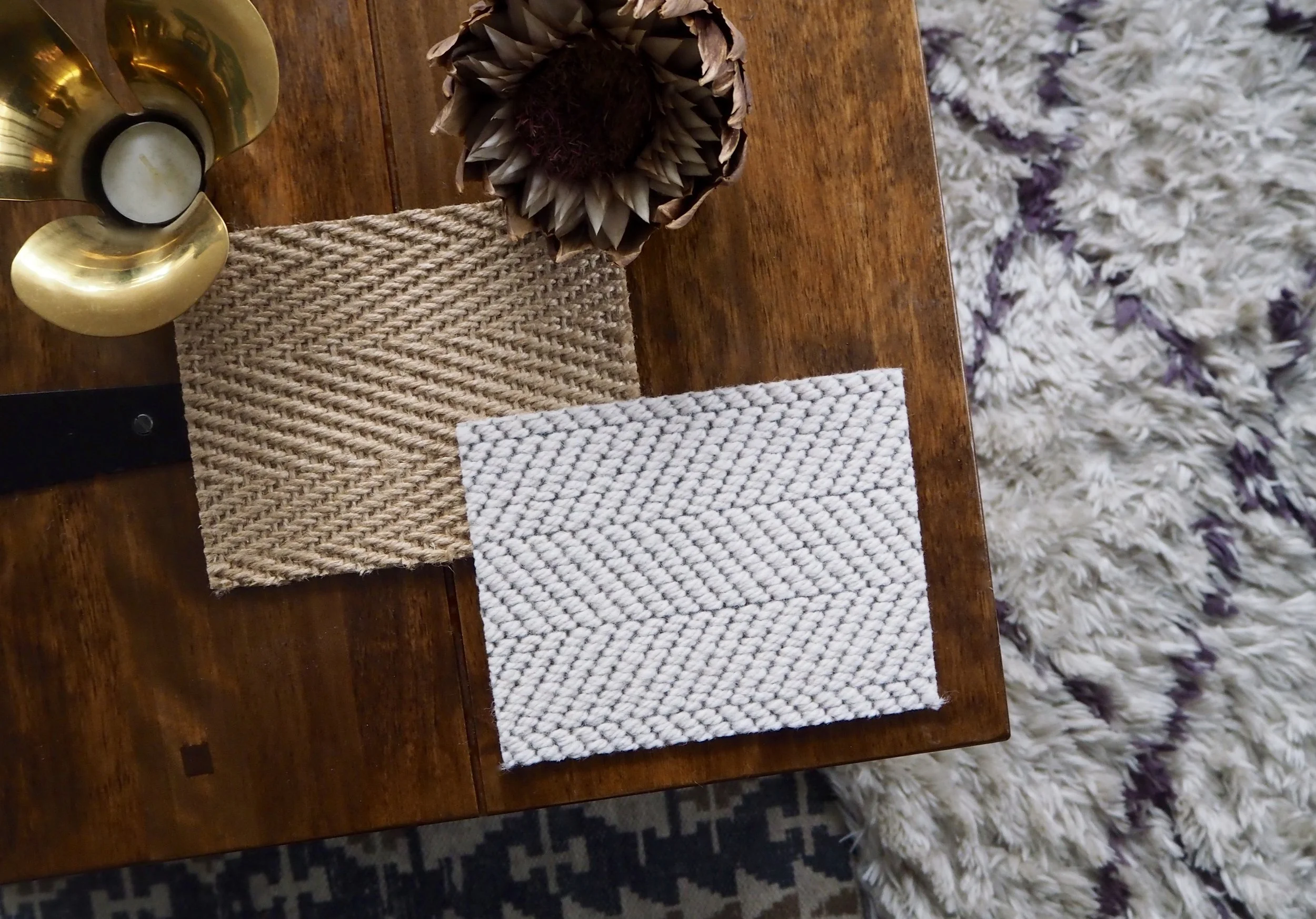 Wool Cascade - 101 Light Cloud / Jute - Herringbone … All the herringbone patterns I chose are different colours and textures but would all work really well with my current scheme in the sitting room.