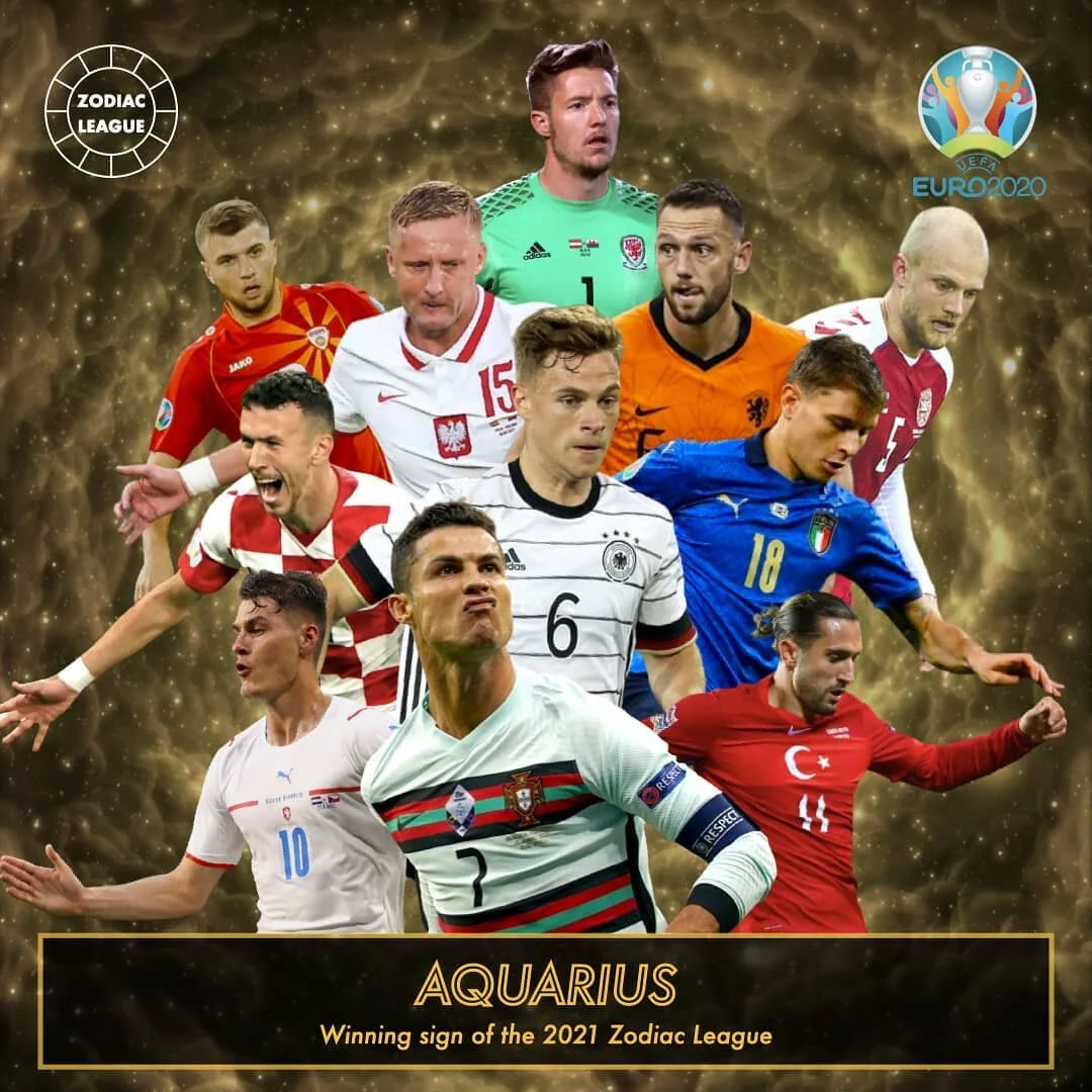 🏆 And the winners are... AQUARIUS!

♒ The Air sign beat Leos in final thanks to 11 votes against 7.

🇮🇹 Could this team beat the Squadra Azzura?

#euro2021 #euro2020 #zodiacleague #aquarius #aquariusseason #aquariusgang #aquariusmemes #cristianoro