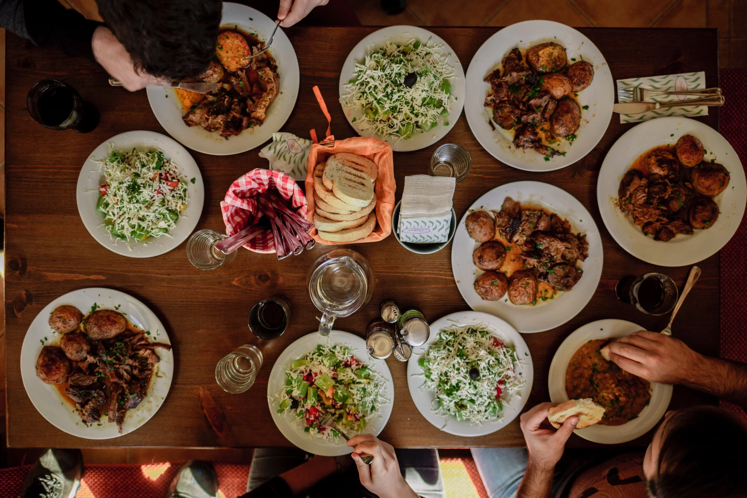 people dining