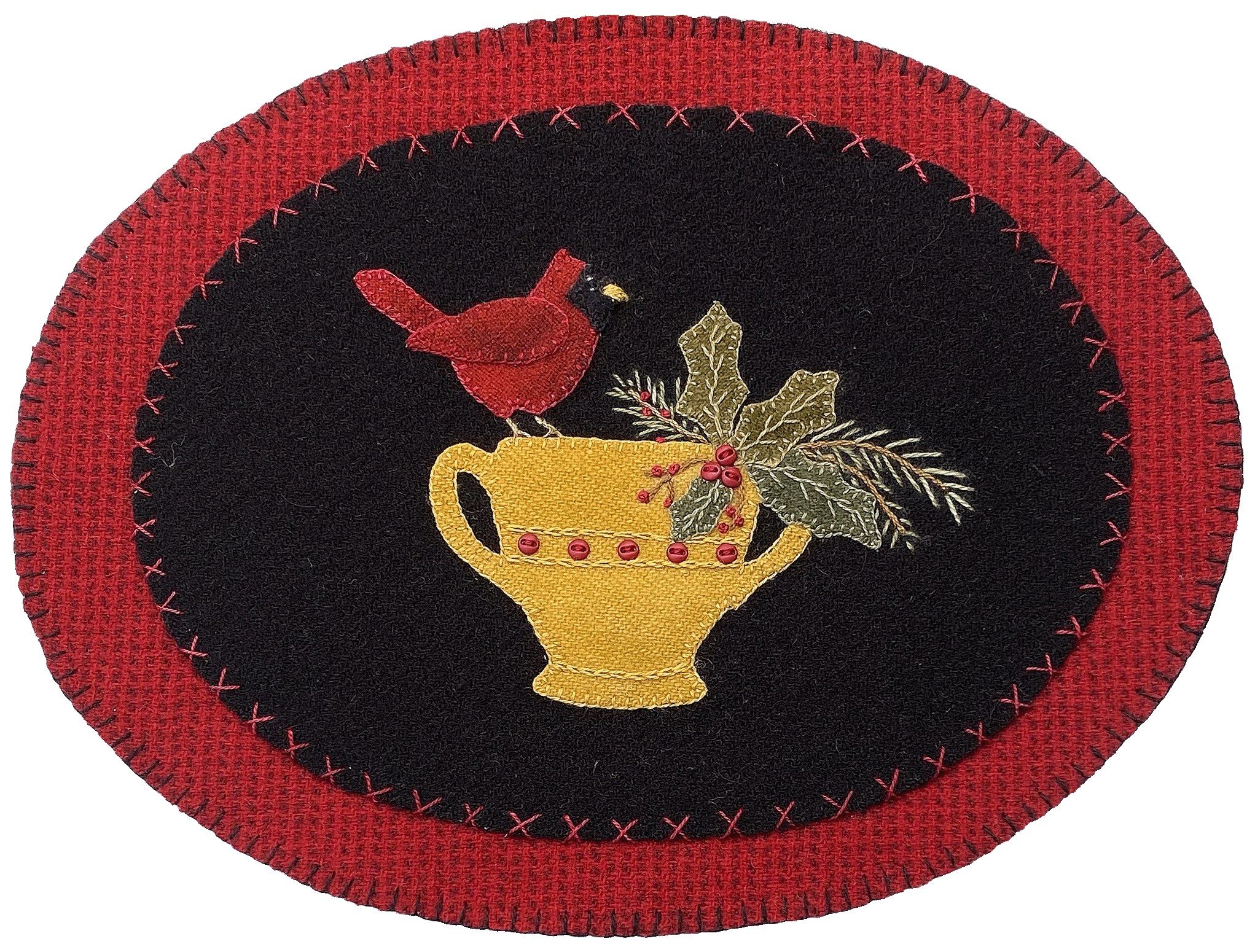 Cup of Joy Table Mat PDF Pattern Download