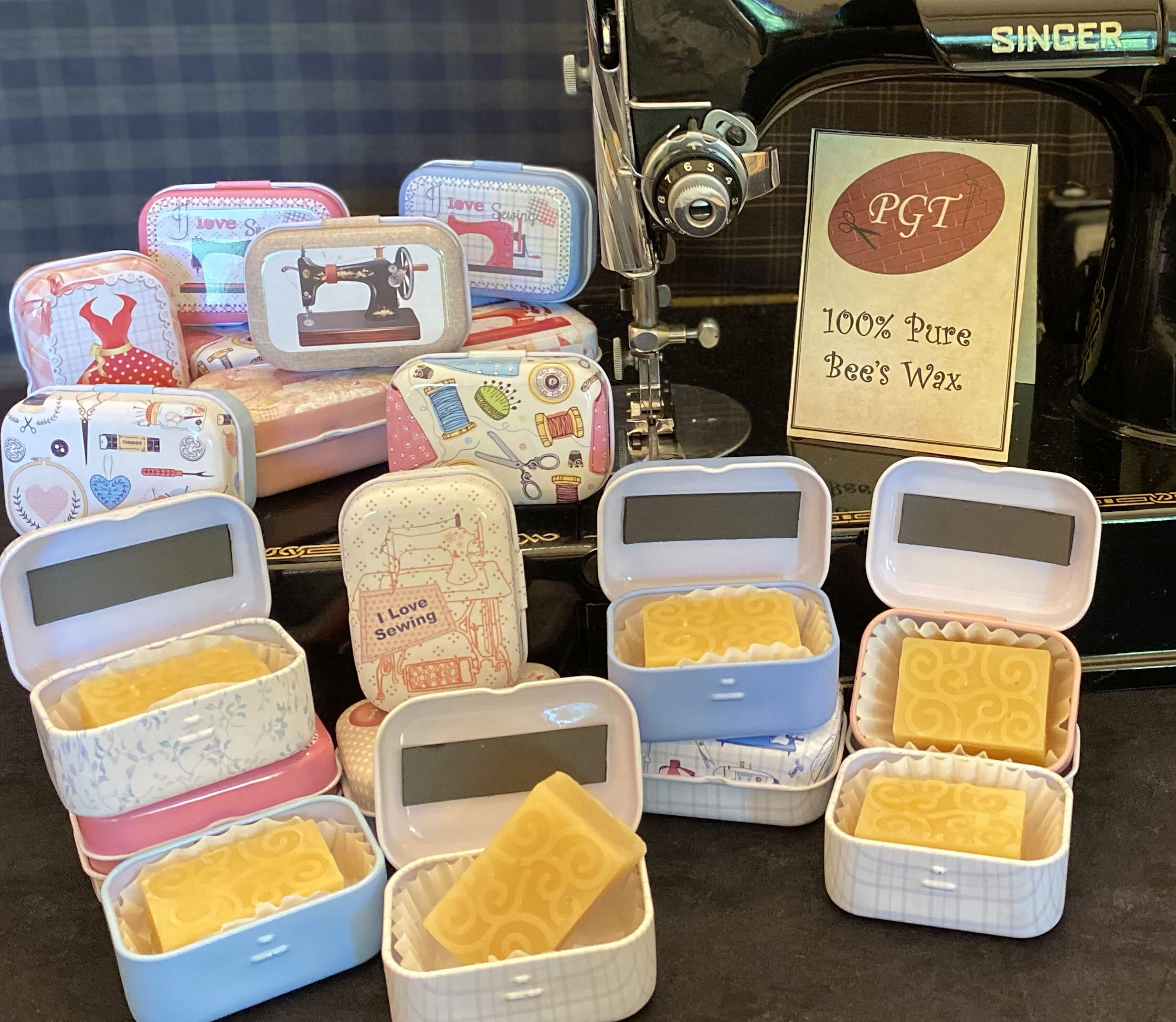 Pure Bee's Wax in Decorative Tins Ready to Ship!