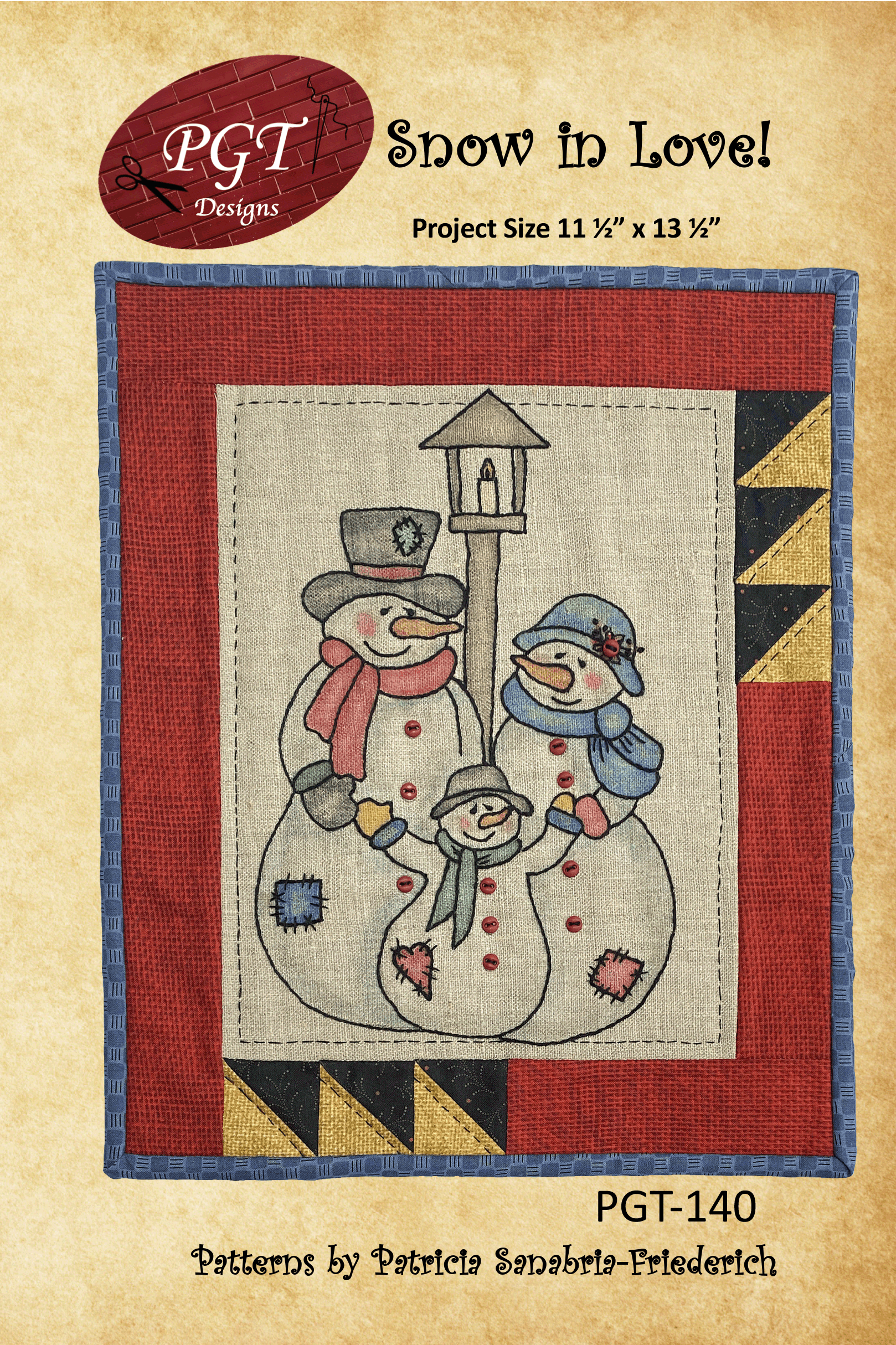 Warm Winter Welcome Wall Hanging Paper Pattern