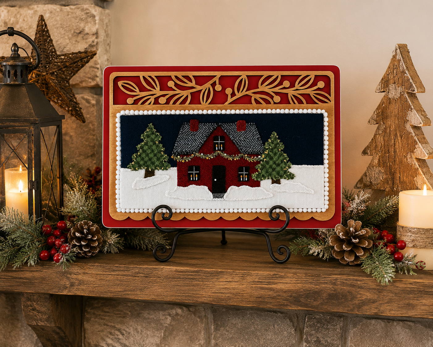 Home for the Holidays – Wool Appliqué ePattern