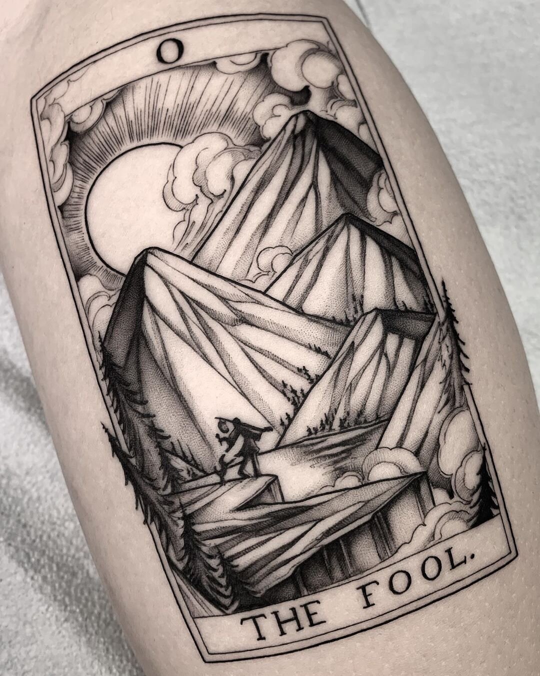the fool tarot tattoo