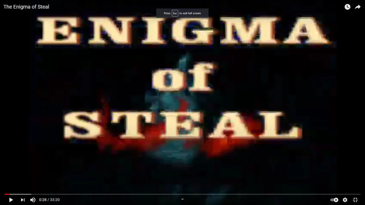 ENIGMA OF STEAL - found VHS collage madness
