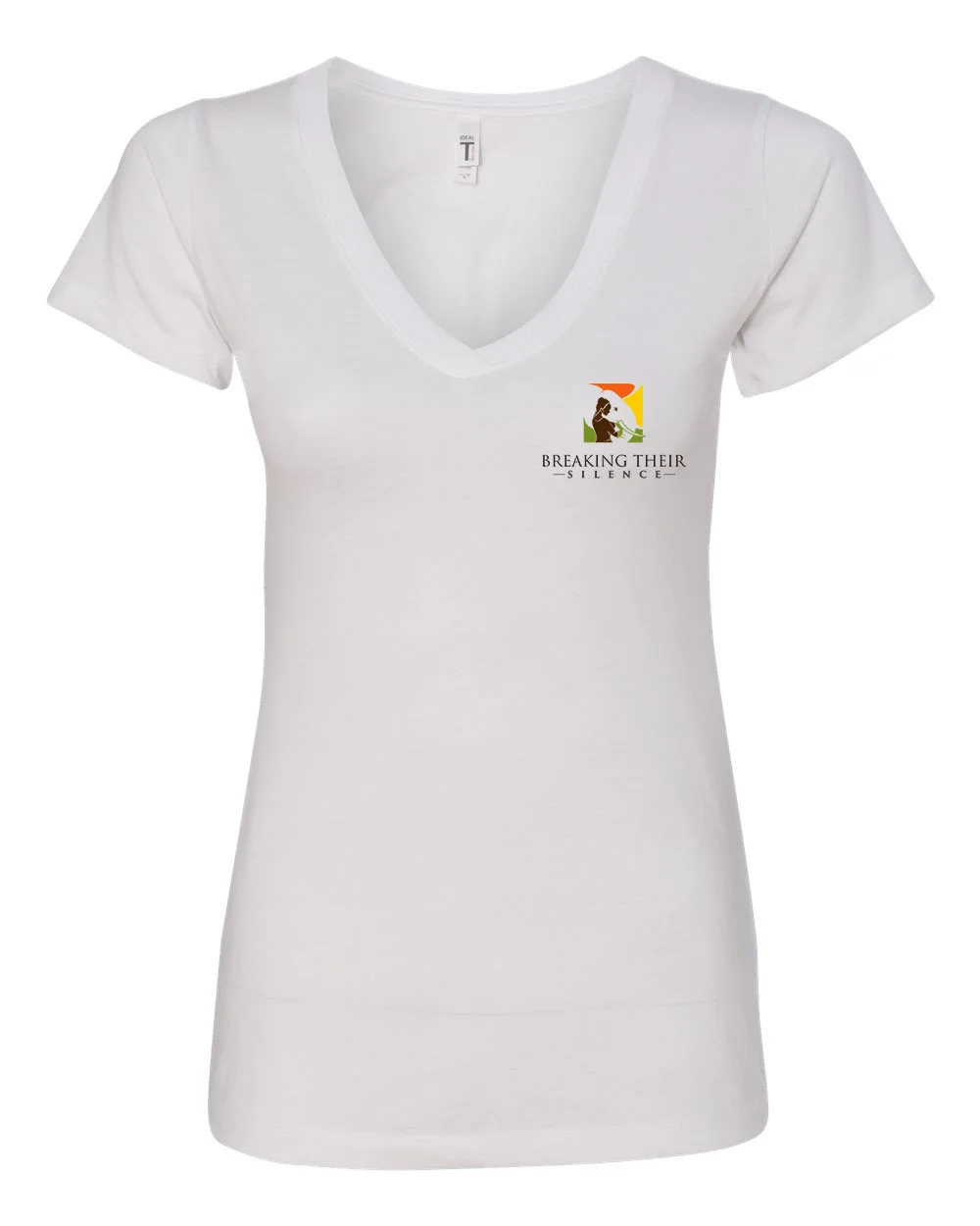Small Logo V-Neck T-Shirt