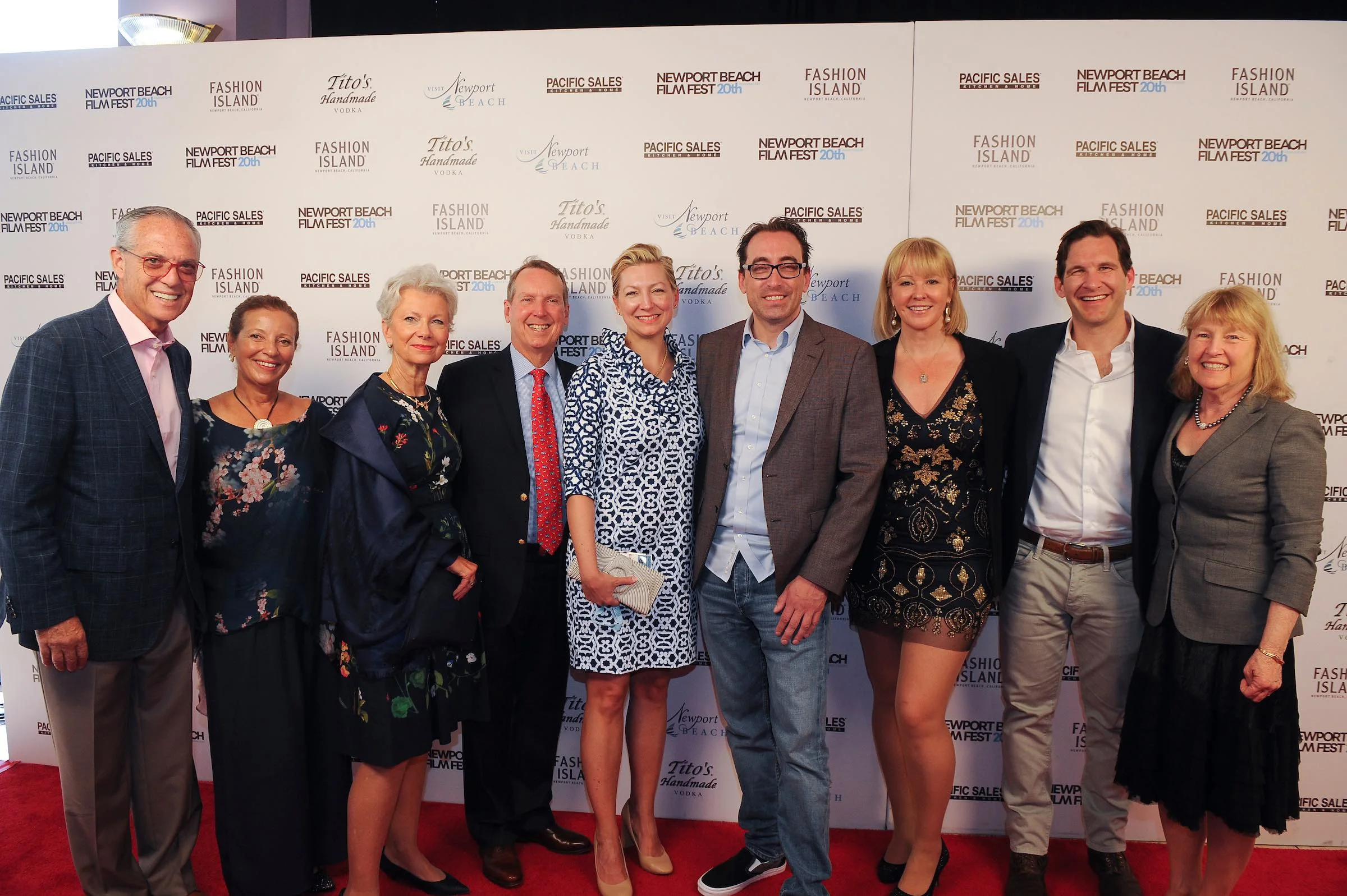 Executive Producer, Keith Watson and Co-Executive Producers; Pedro & Adriana Suarez, Norah and Scott Munroe, Margo Ten Eyck, Matt Marchel and Patricia Koffman with Director/Producer/Writer Kerry David at the World Premiere of Breaking Their Silence: Women on the Frontline of the Poaching War at the Newport Beach Film Festival. Photos Amy Graves