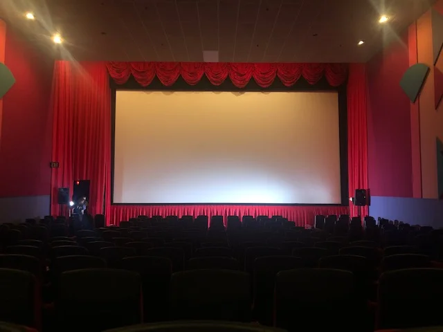 The theatre - calm before the storm!