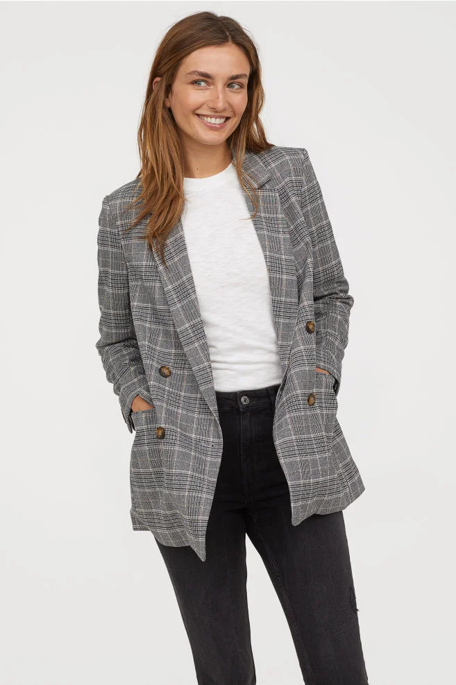 H&M Double Breasted Jacket – $49.99