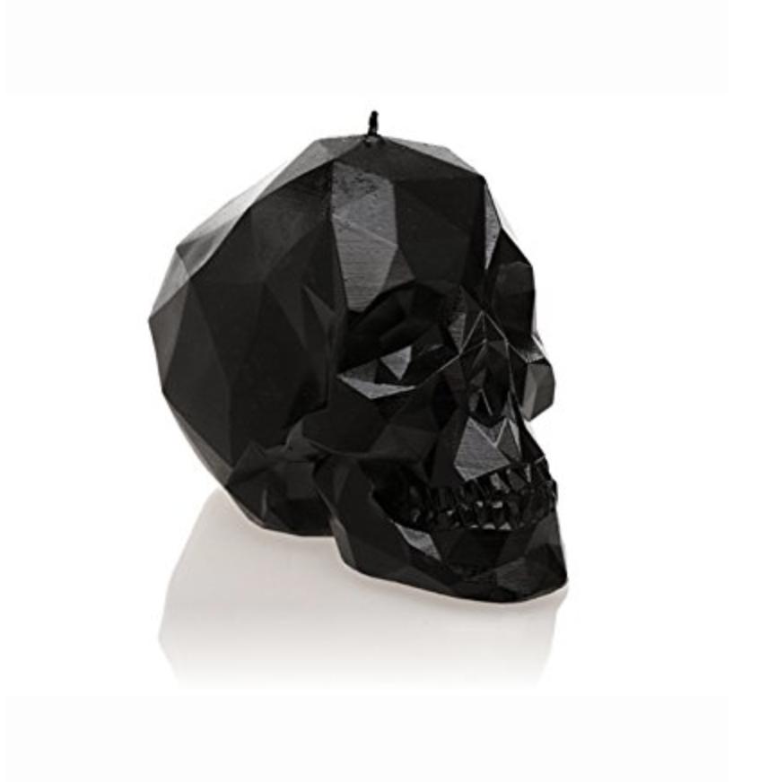    Skull Poly Candle   – $19.99 