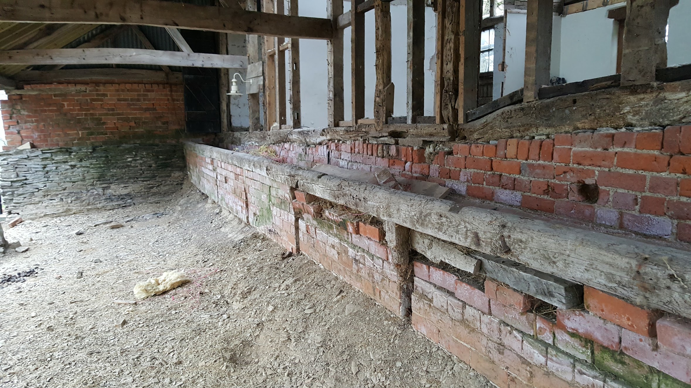 We took lots of images of the trough so we could rebuild it