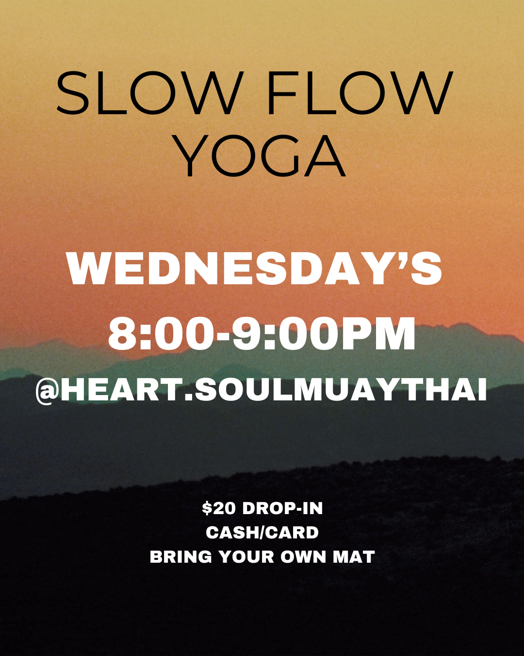 Slow Flow Yoga