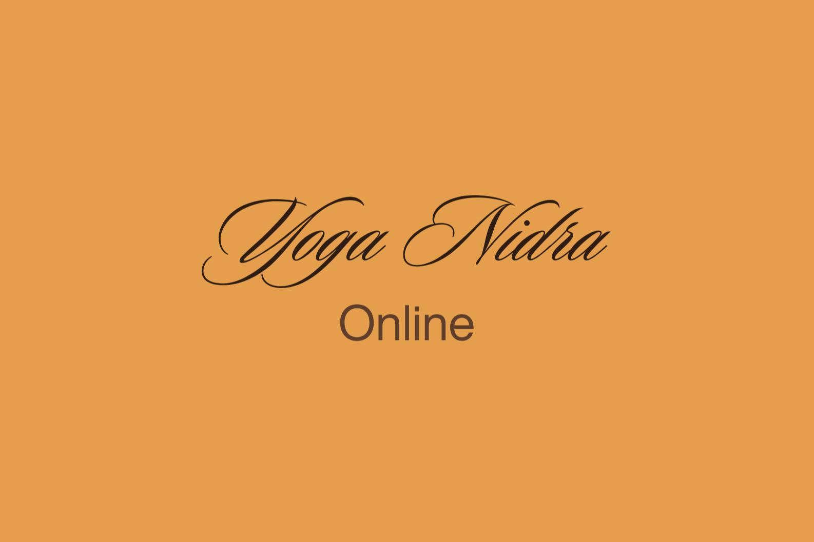 Yoga Nidra-ONLINE
