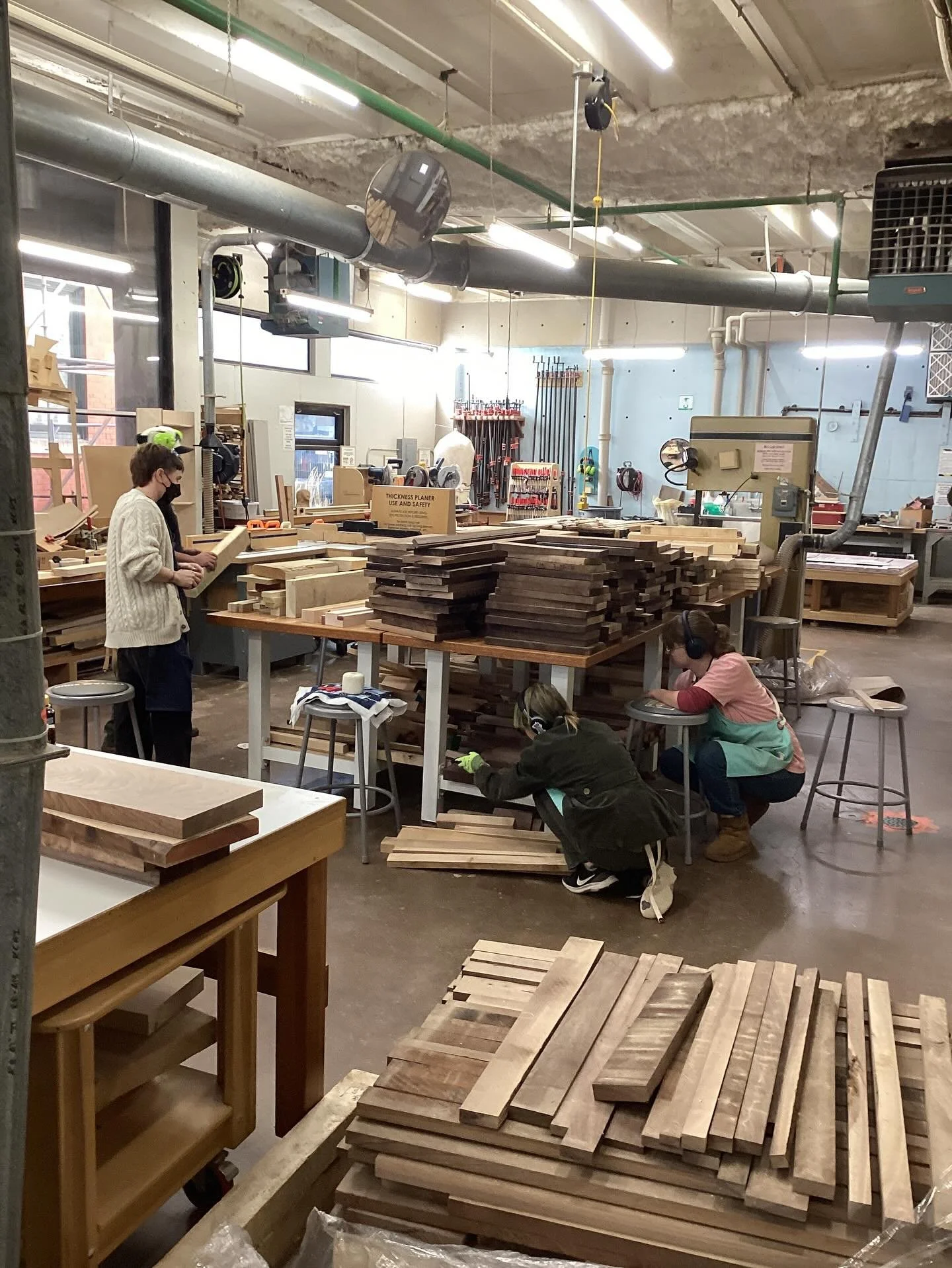 Happy Donation Day! The shop is buzzing with excitement about our brand new shipment of donated lumber. If you frequent the central shop be sure to come and check out the new stuff.