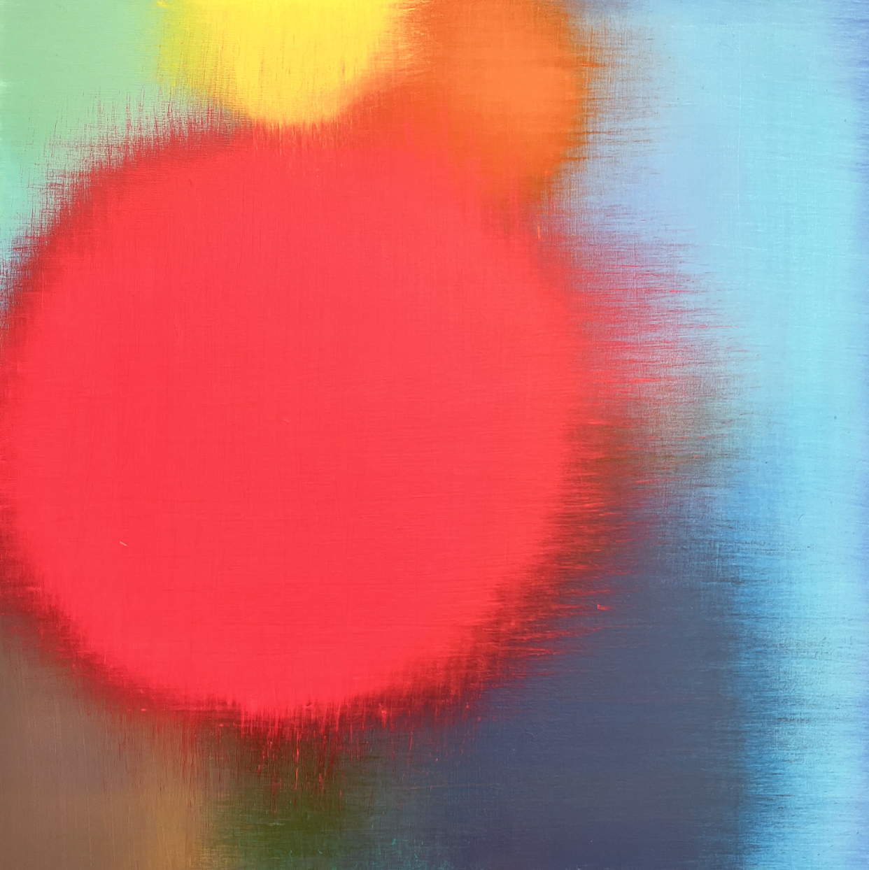 Aura Three, 18" x 18", oil on canvas, 2022